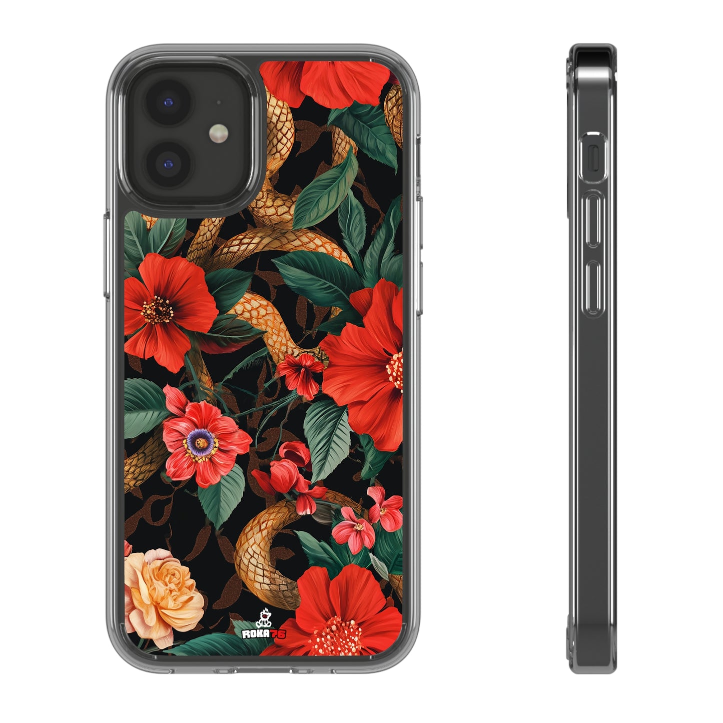 Clear Phone Cases Rose Garden