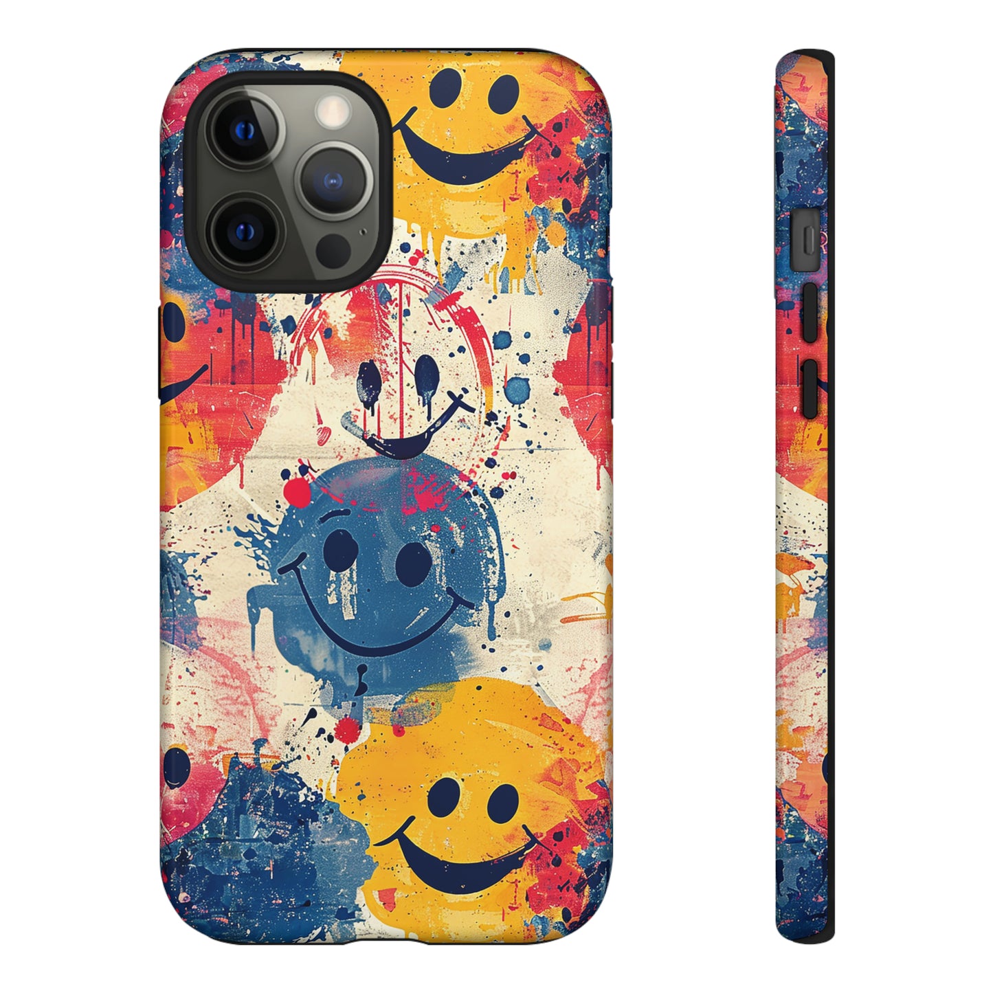 Tough Phone Case Happy Face