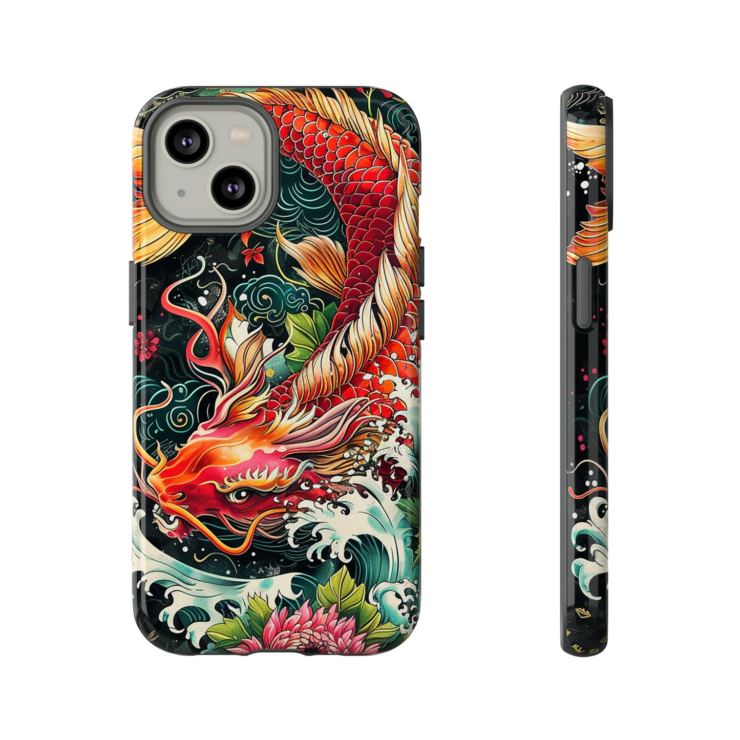 Tough Phone Case Japanese Koi Fish