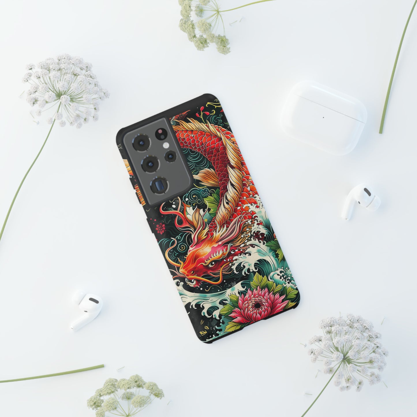 Tough Phone Case Japanese Koi Fish