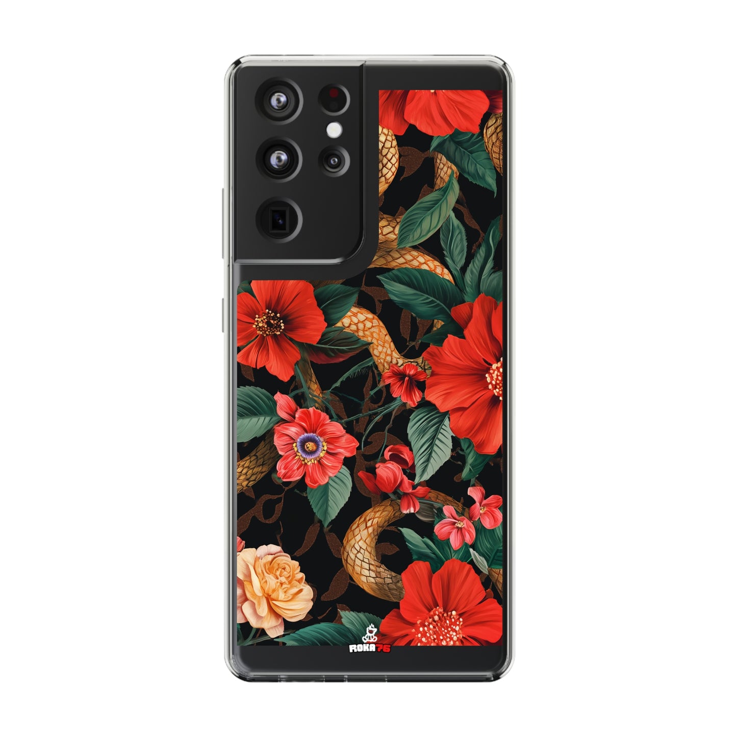 Clear Phone Cases Rose Garden