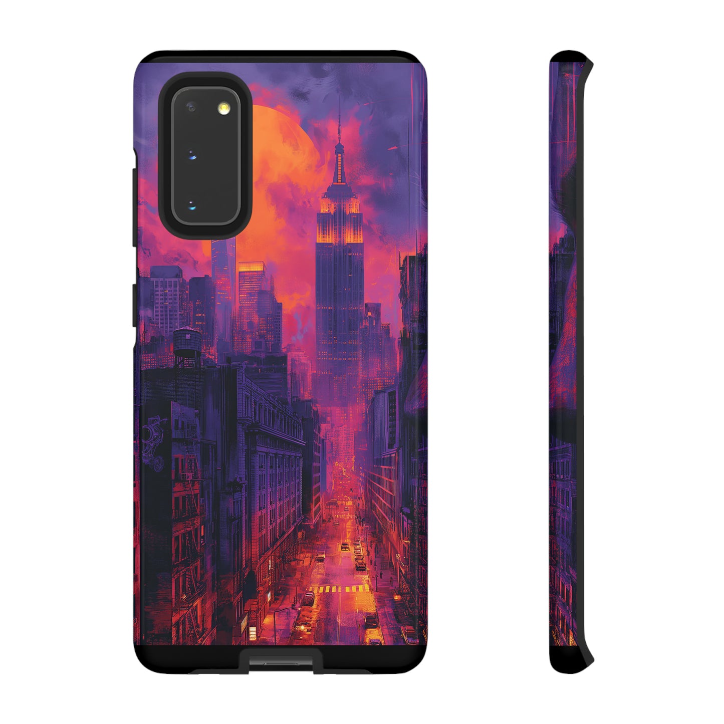 Tough Phone Case New York City Purple Haze