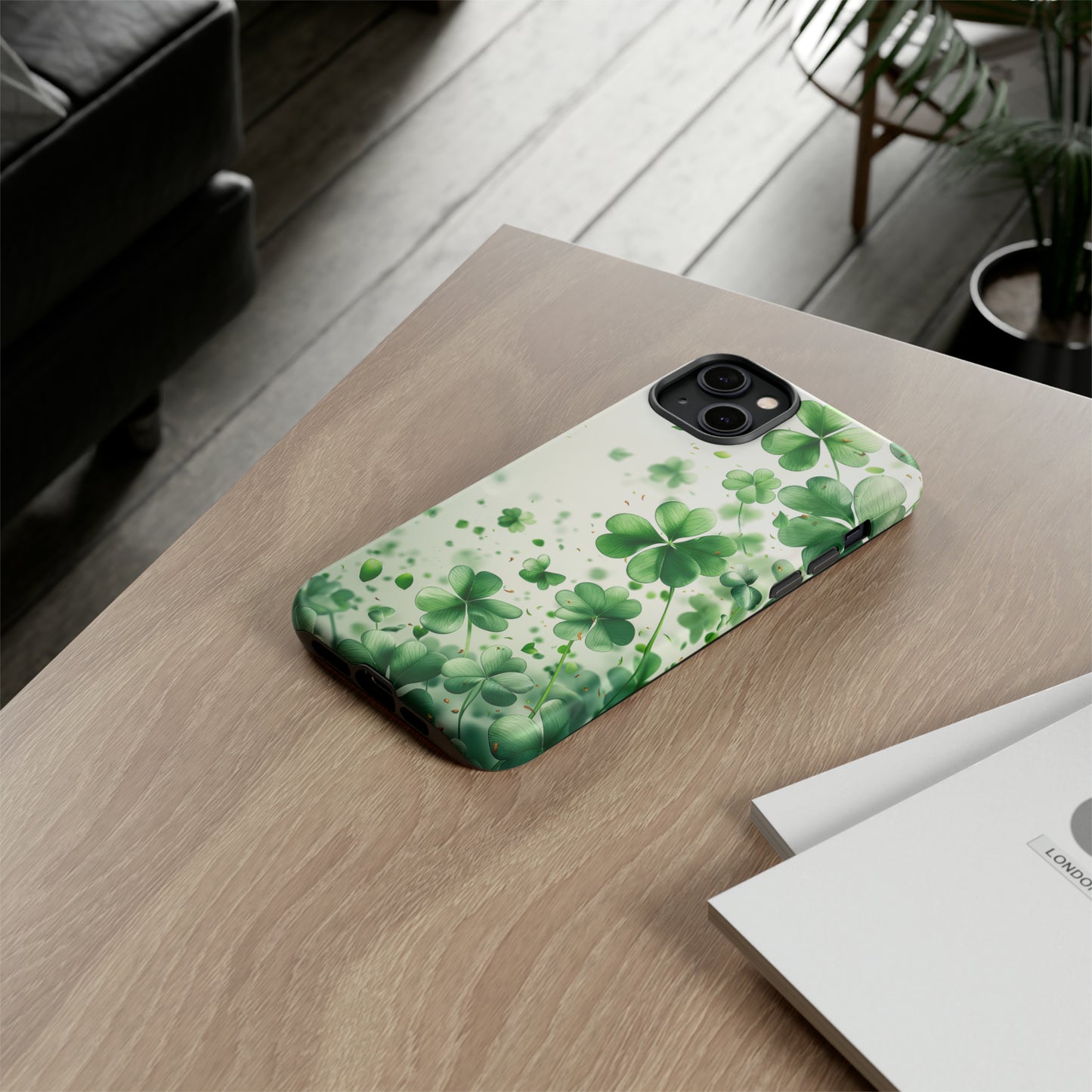 Tough Phone Case Four Leaf Clover