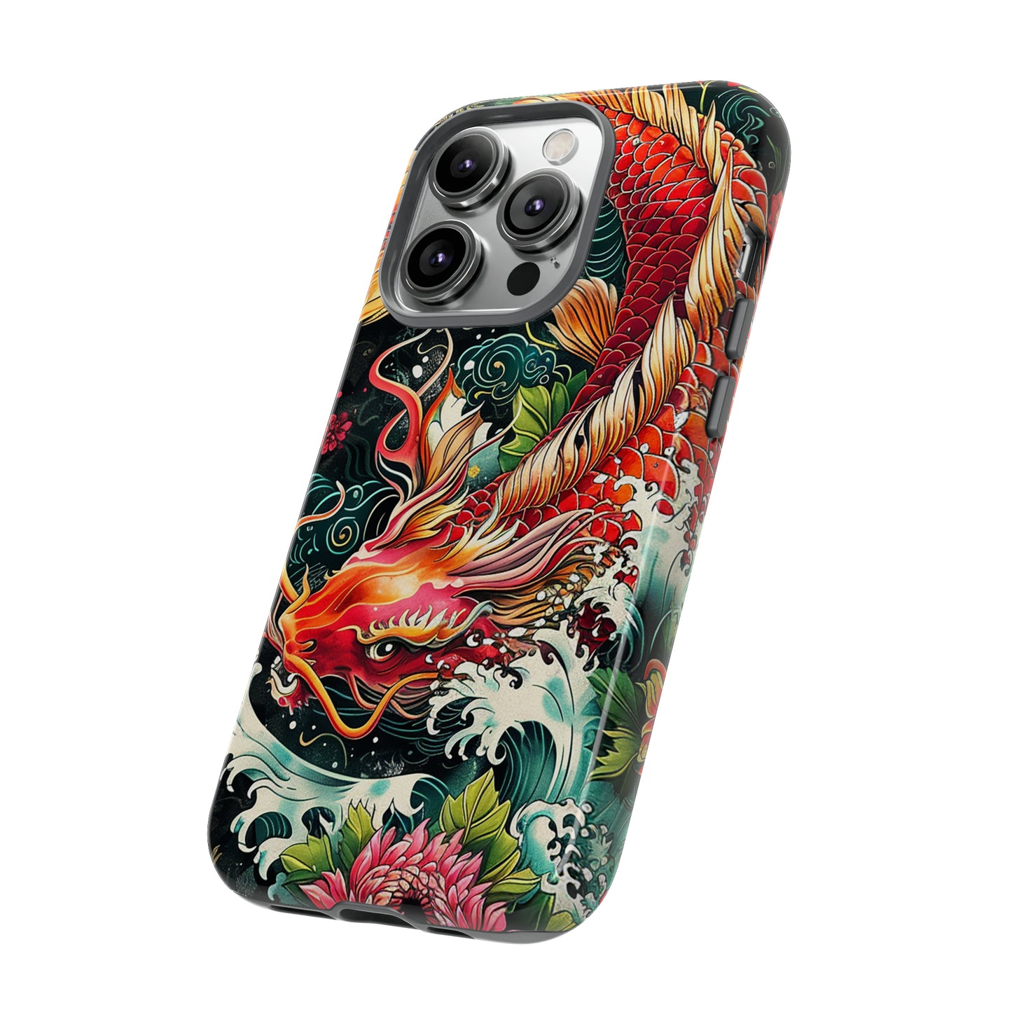 Tough Phone Case Japanese Koi Fish