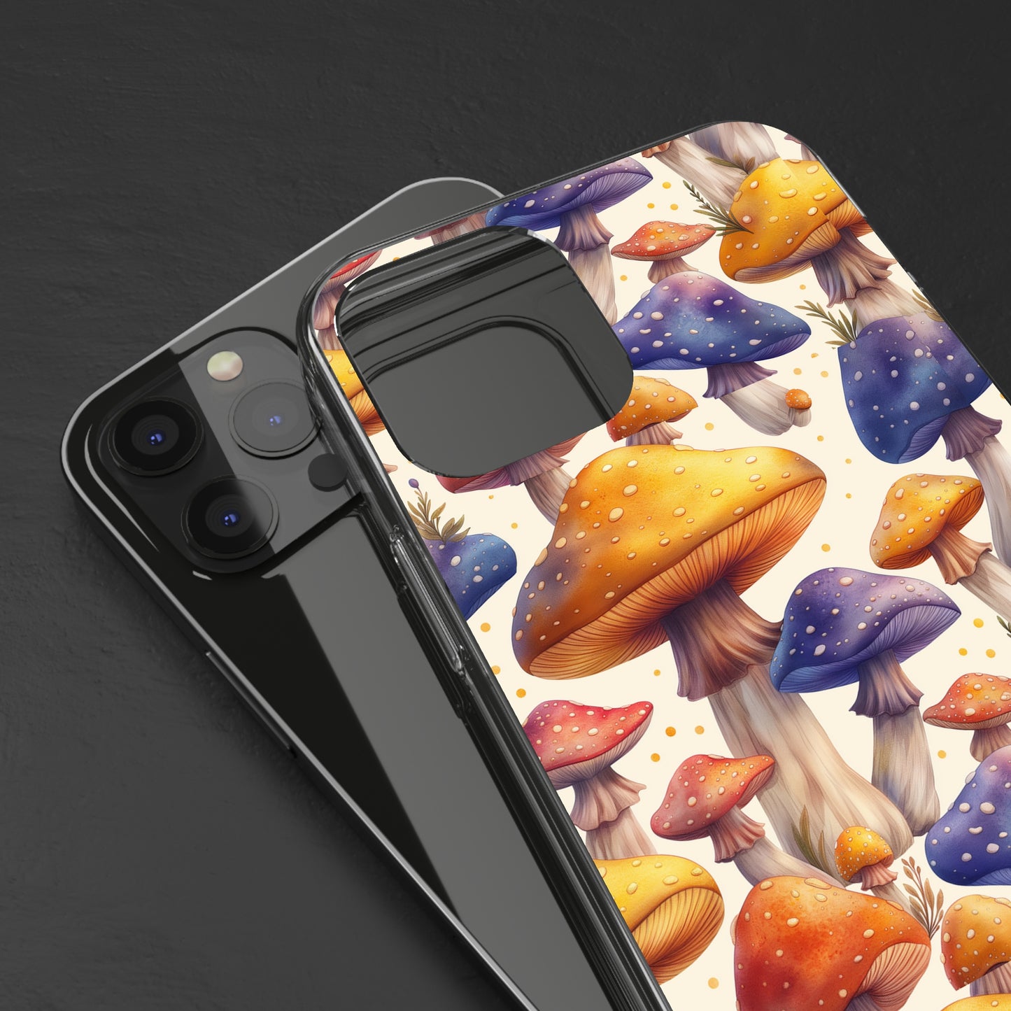 Clear Phone Cases Mushrooms