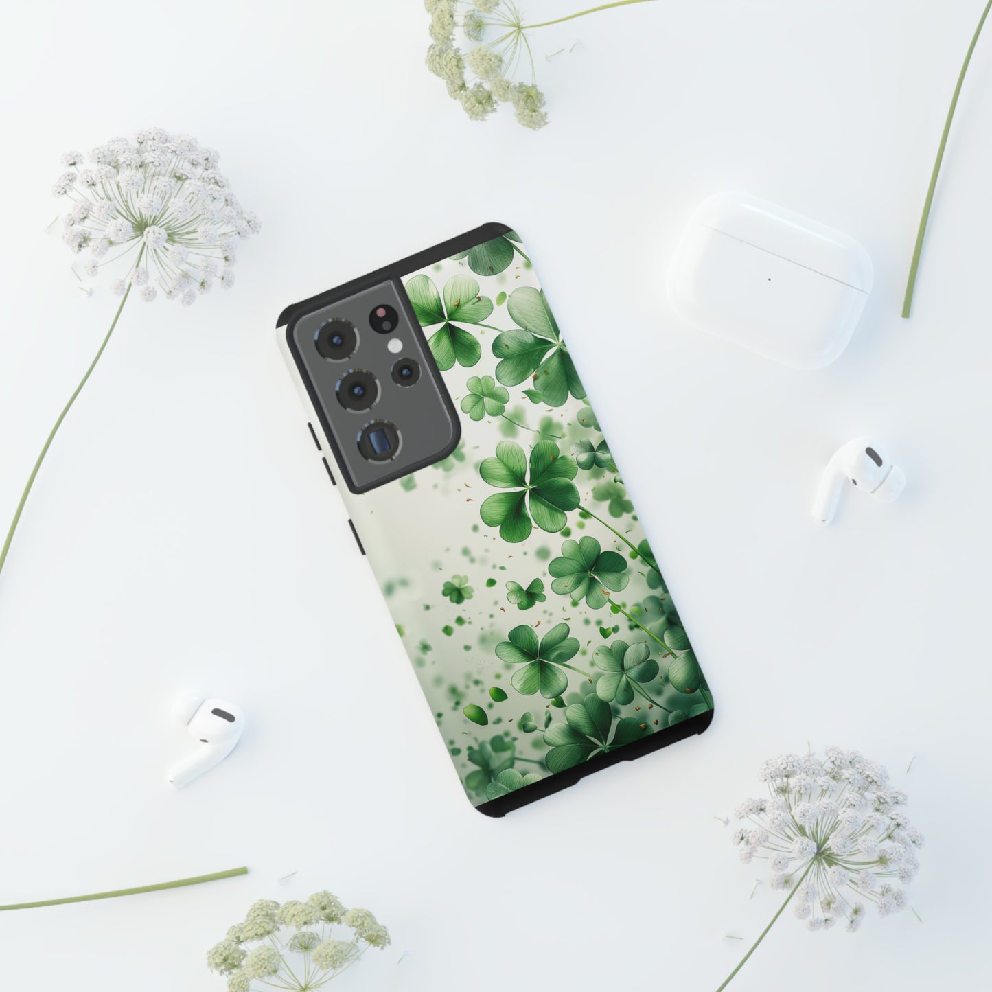 Tough Phone Case Four Leaf Clover