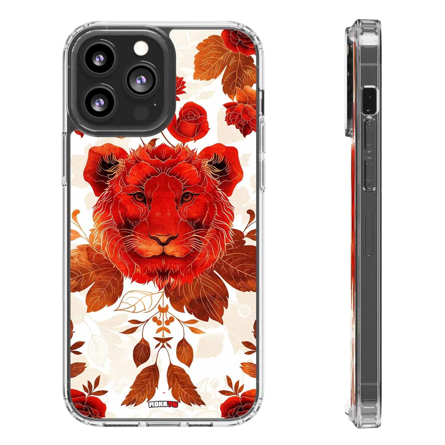 Clear Phone Cases Red Lion