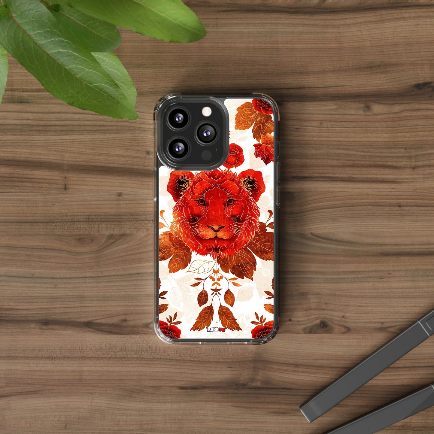 Clear Phone Cases Red Lion