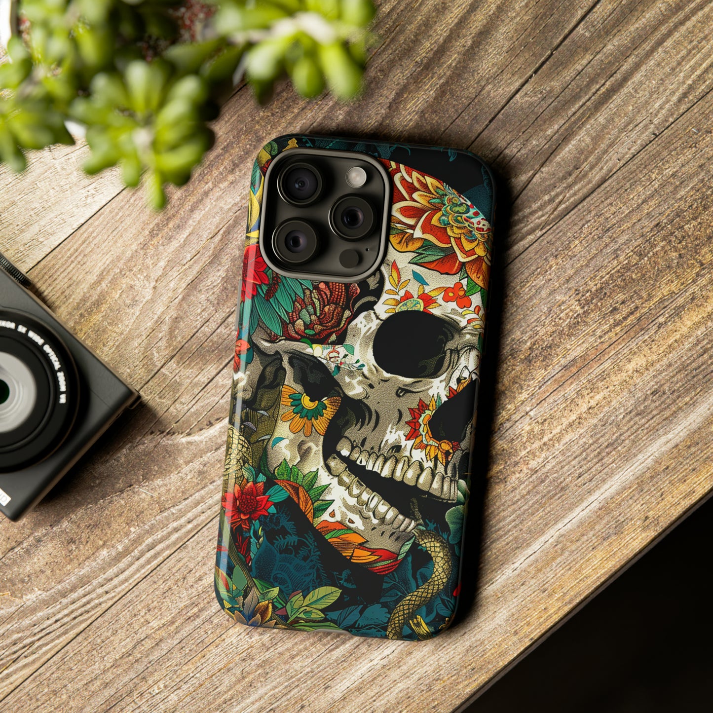 Tough Phone Case Skull 01