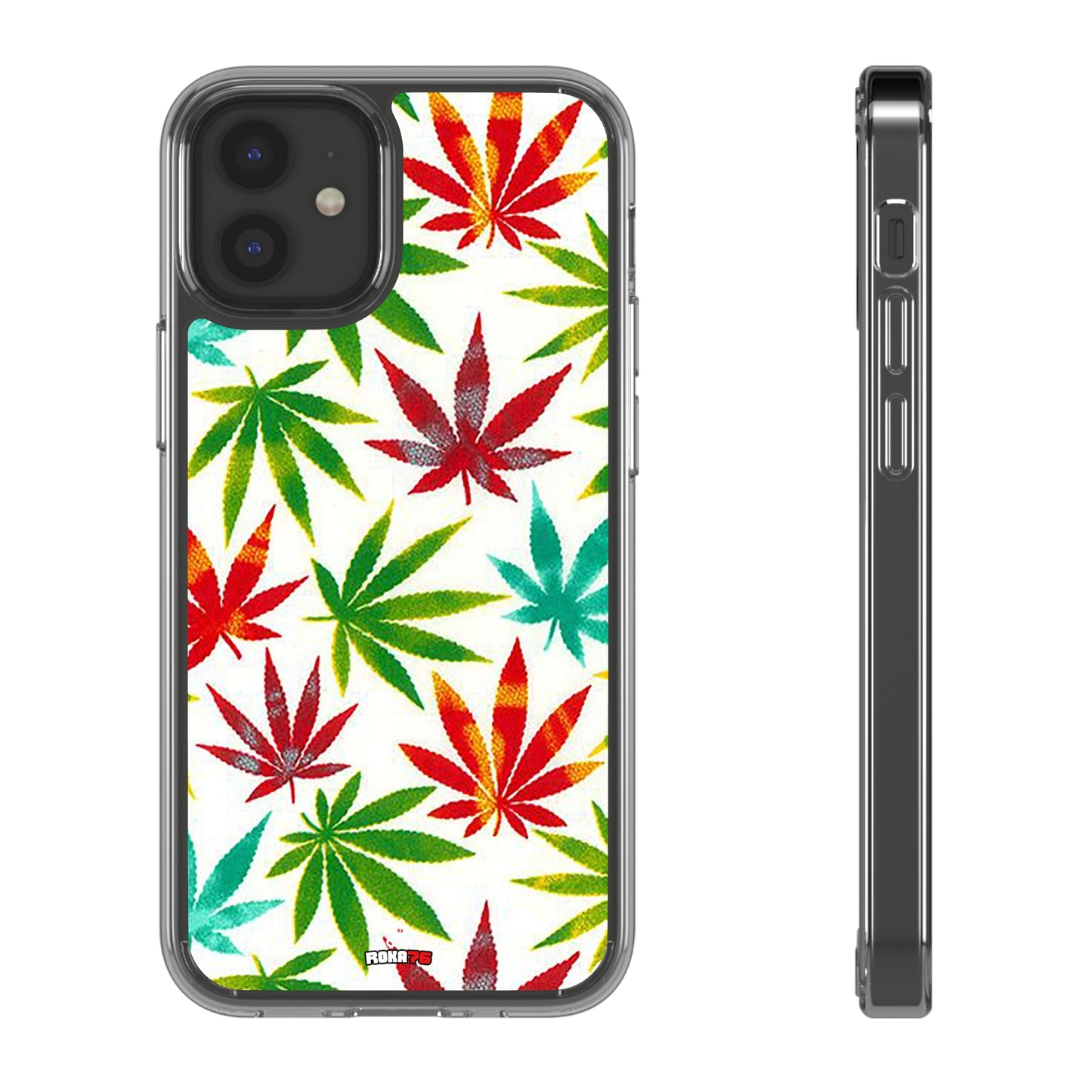 Clear Phone Cases Graphic Cannabis