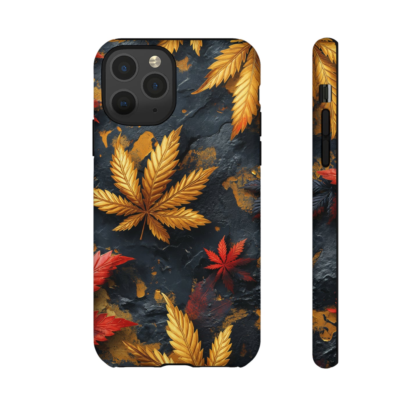 Tough Phone Case Cannabis Gold