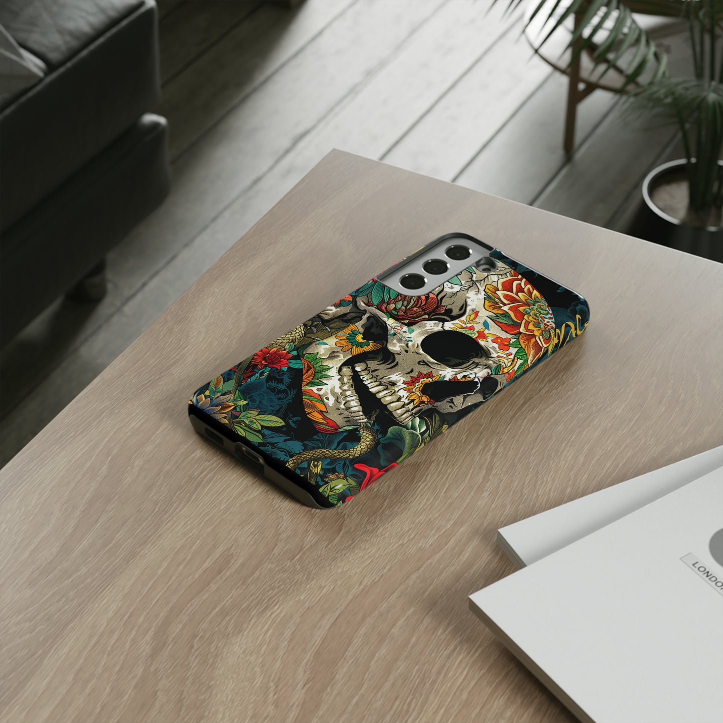 Tough Phone Case Skull 01