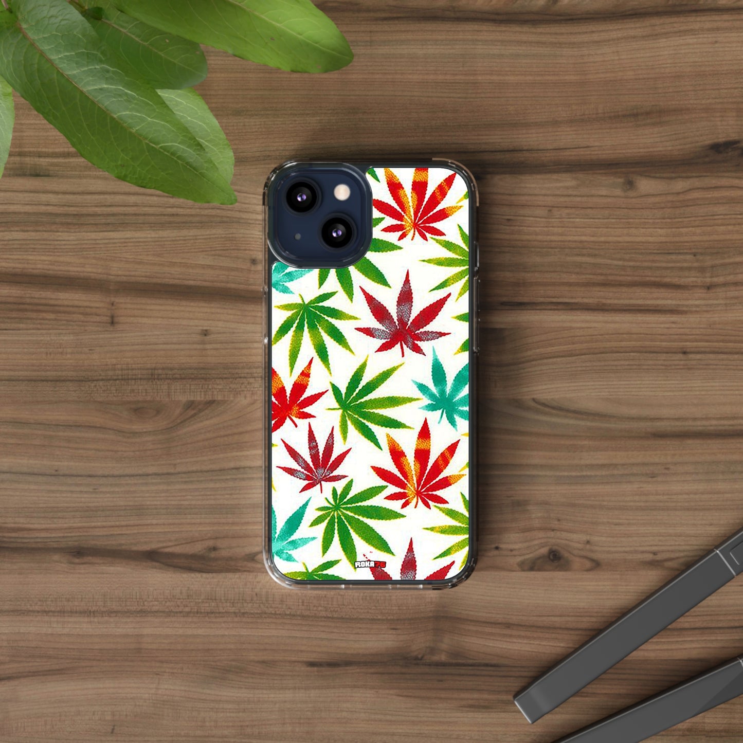 Clear Phone Cases Graphic Cannabis