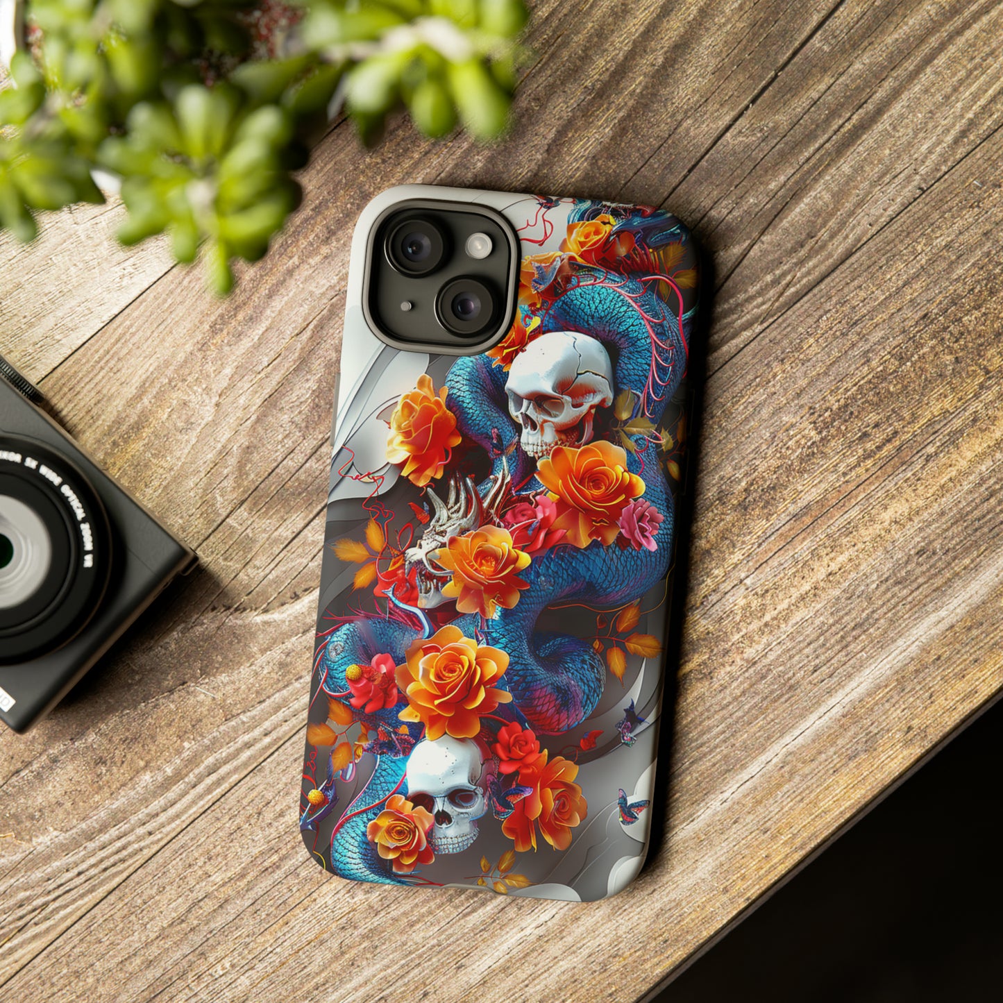 Tough Phone Case Skull 02