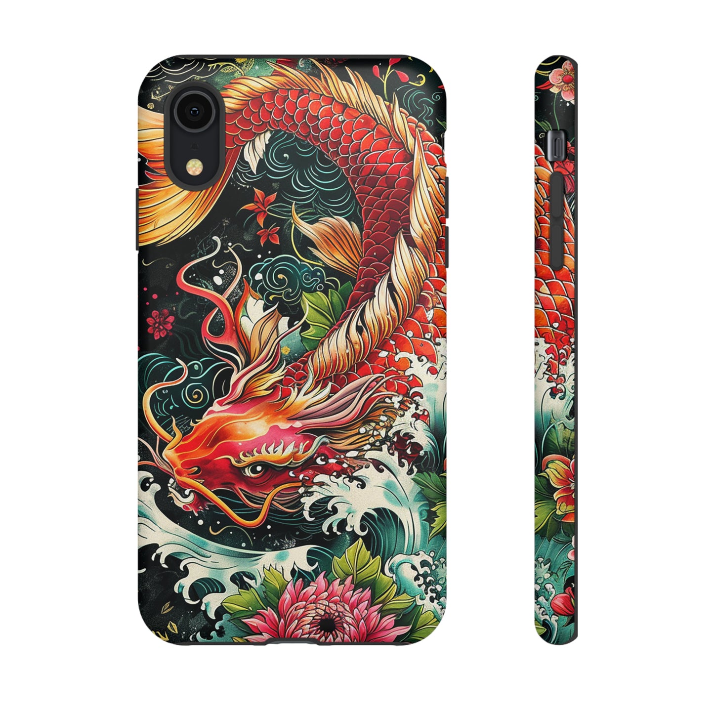 Tough Phone Case Japanese Koi Fish