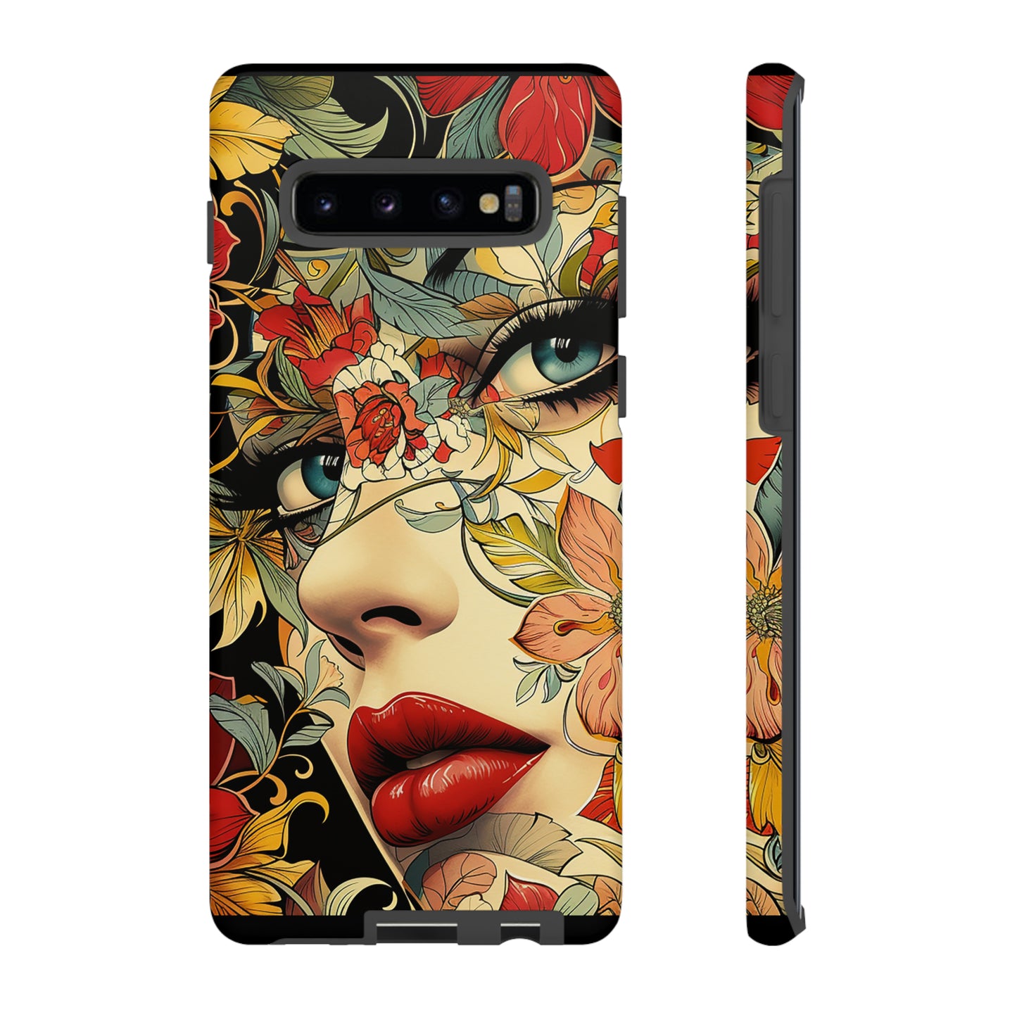 Tough Phone Case Lady Red