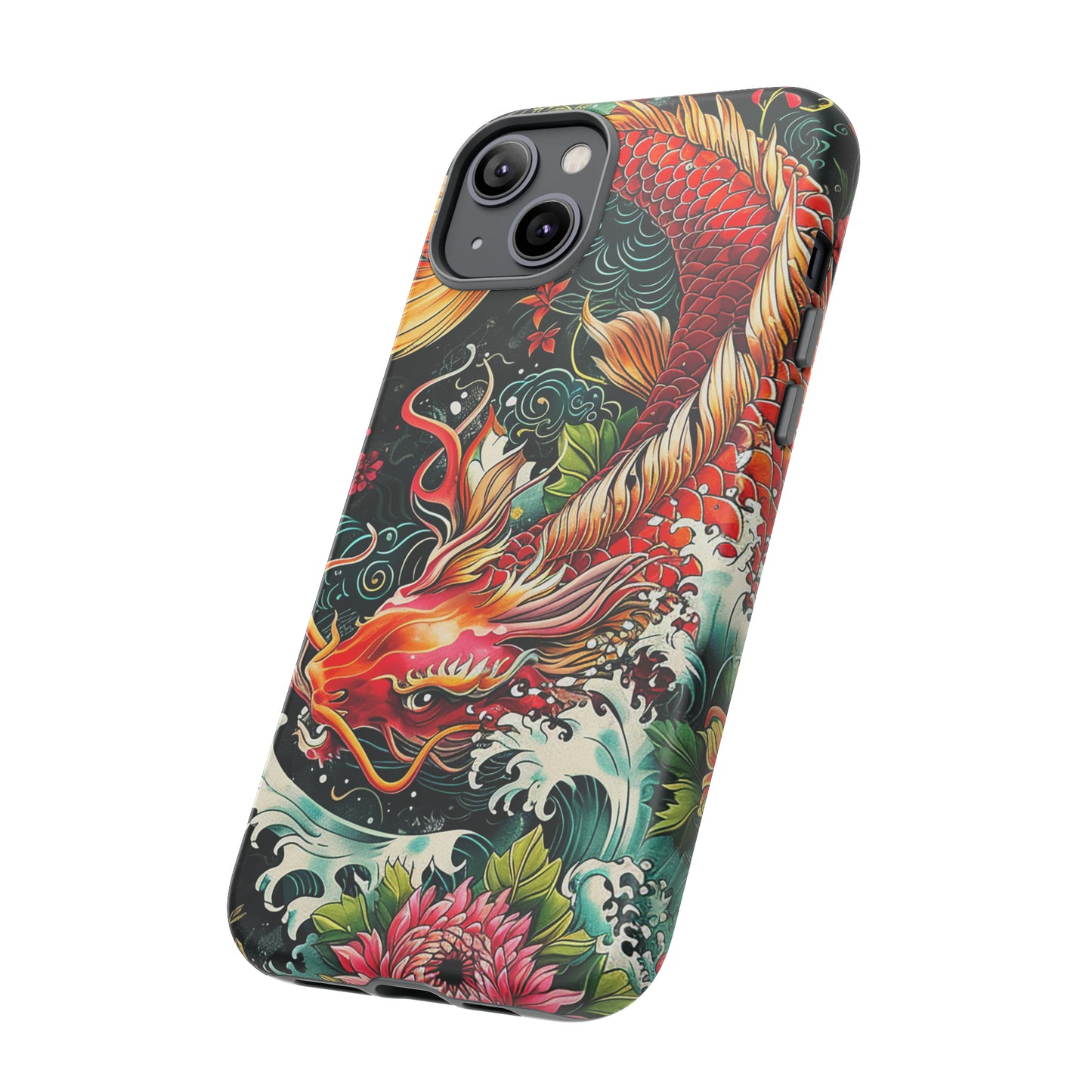 Tough Phone Case Japanese Koi Fish