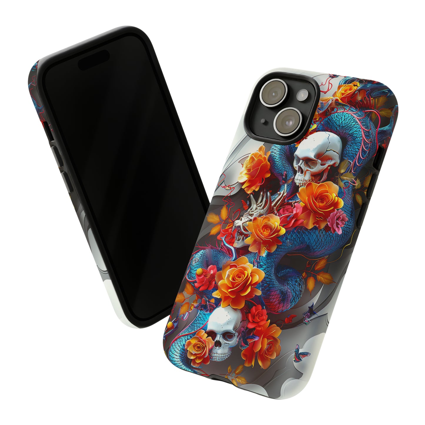 Tough Phone Case Skull 02