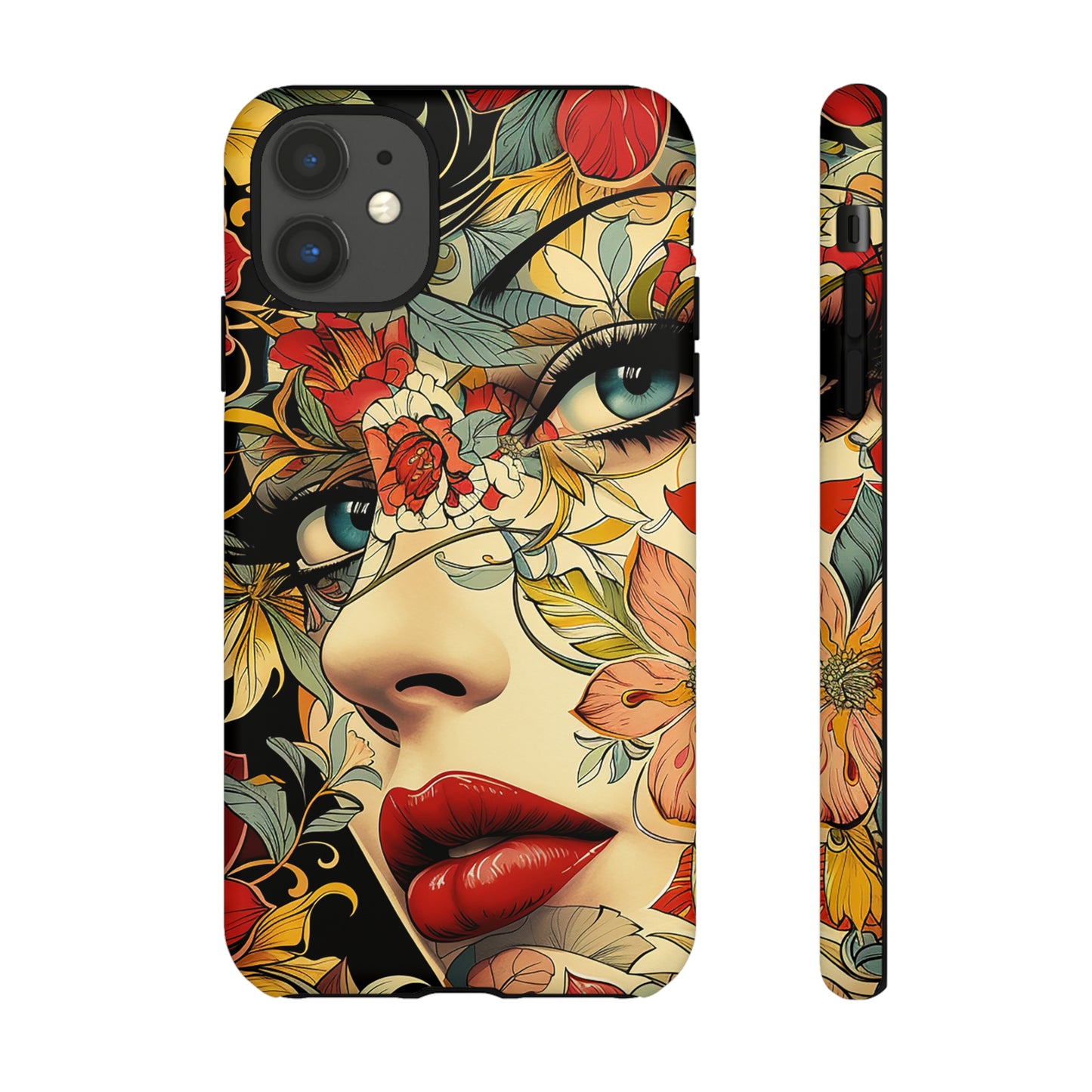 Tough Phone Case Lady Red