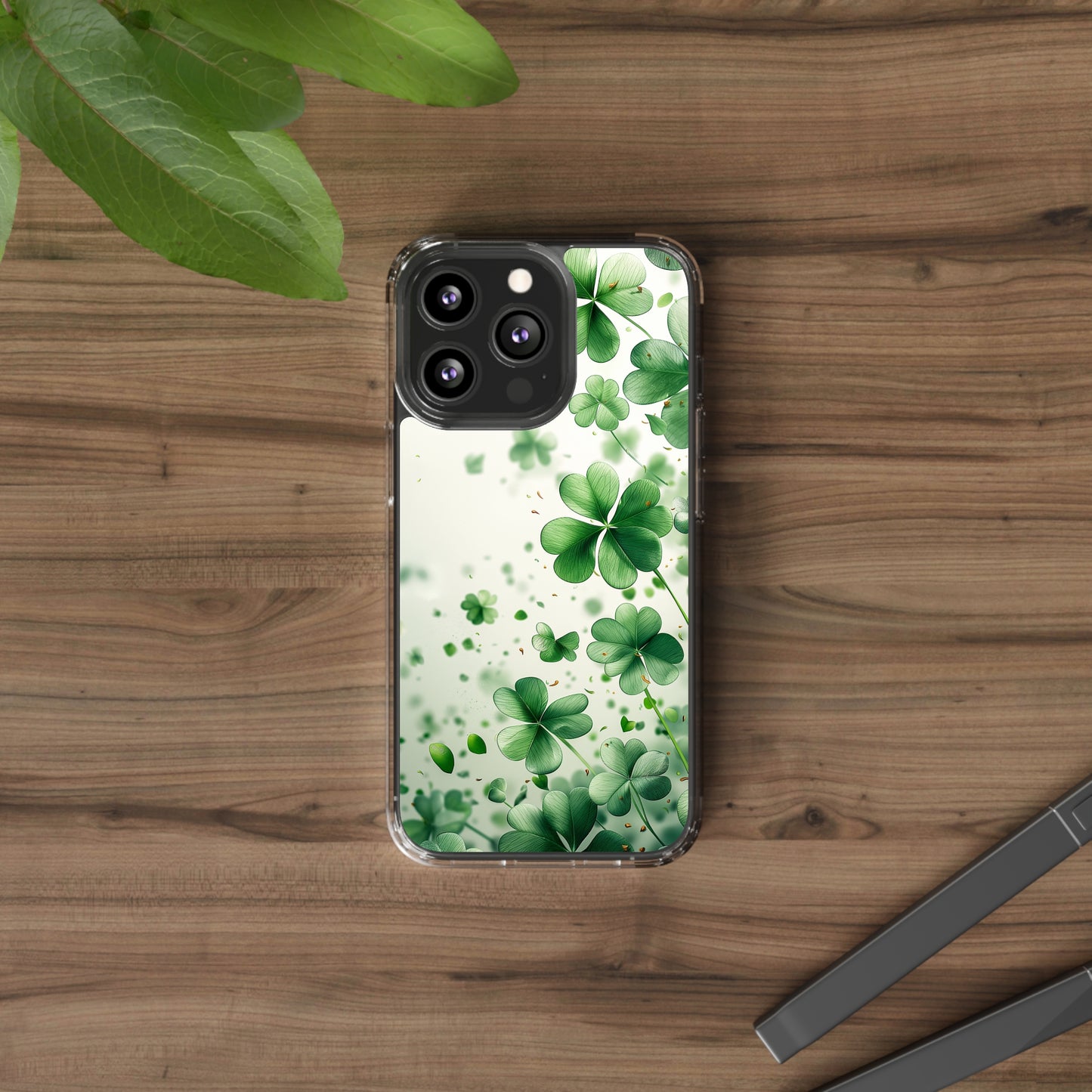 Clear Phone Cases Shamrock