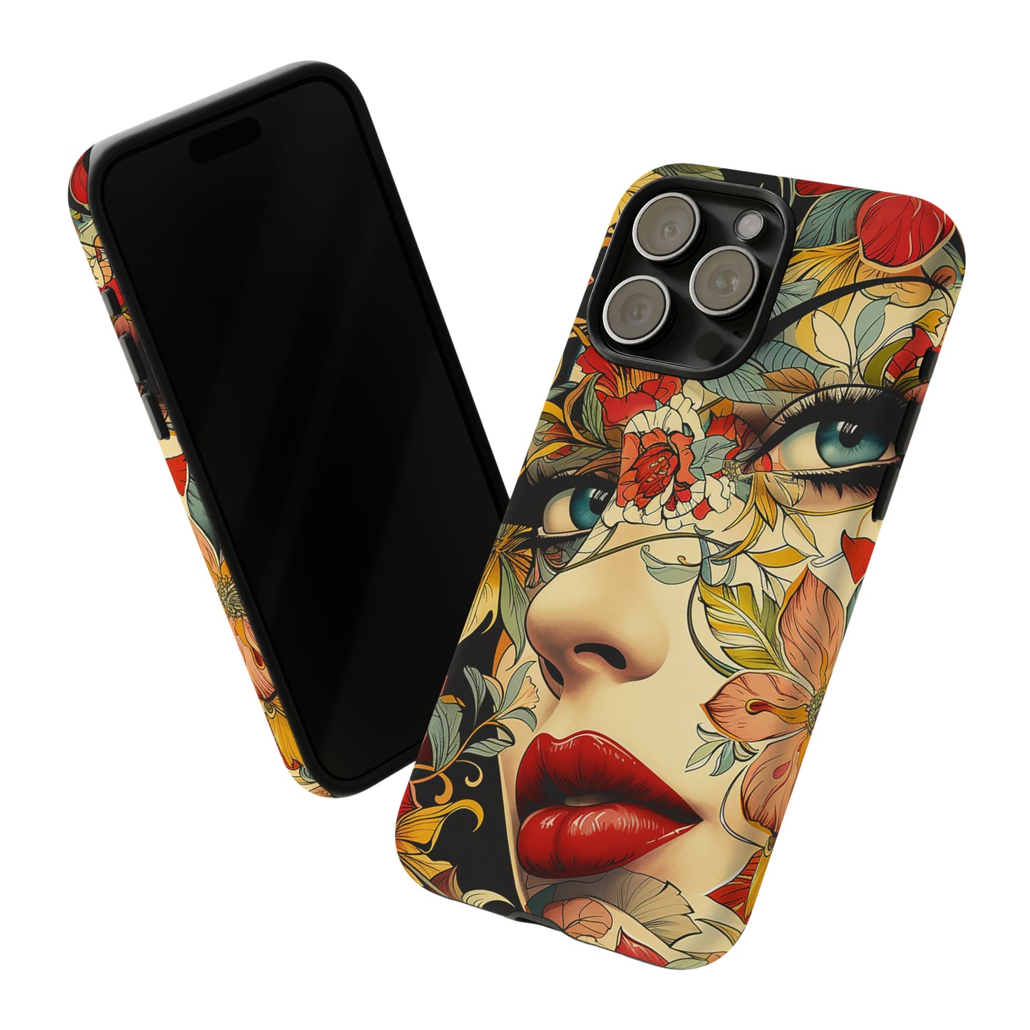 Tough Phone Case Lady Red