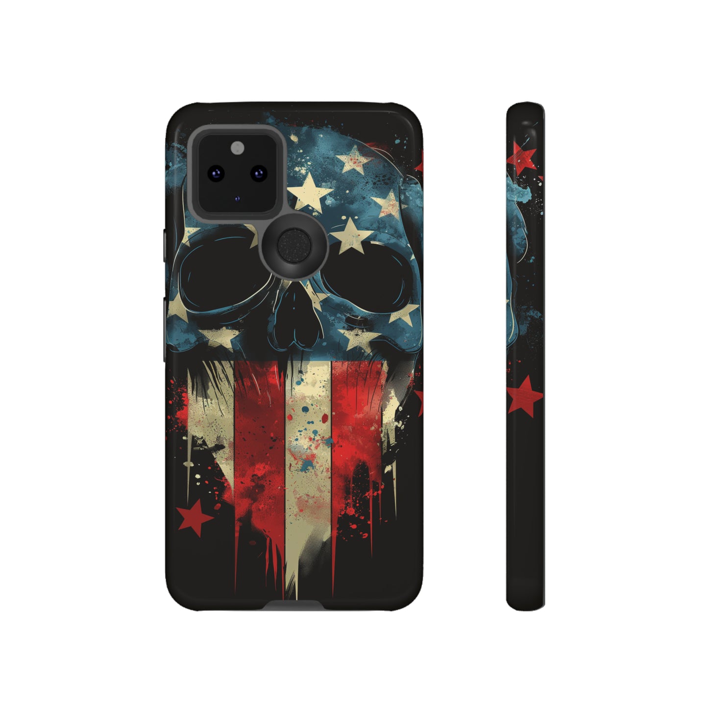 Tough Phone Cases Skull and Flag