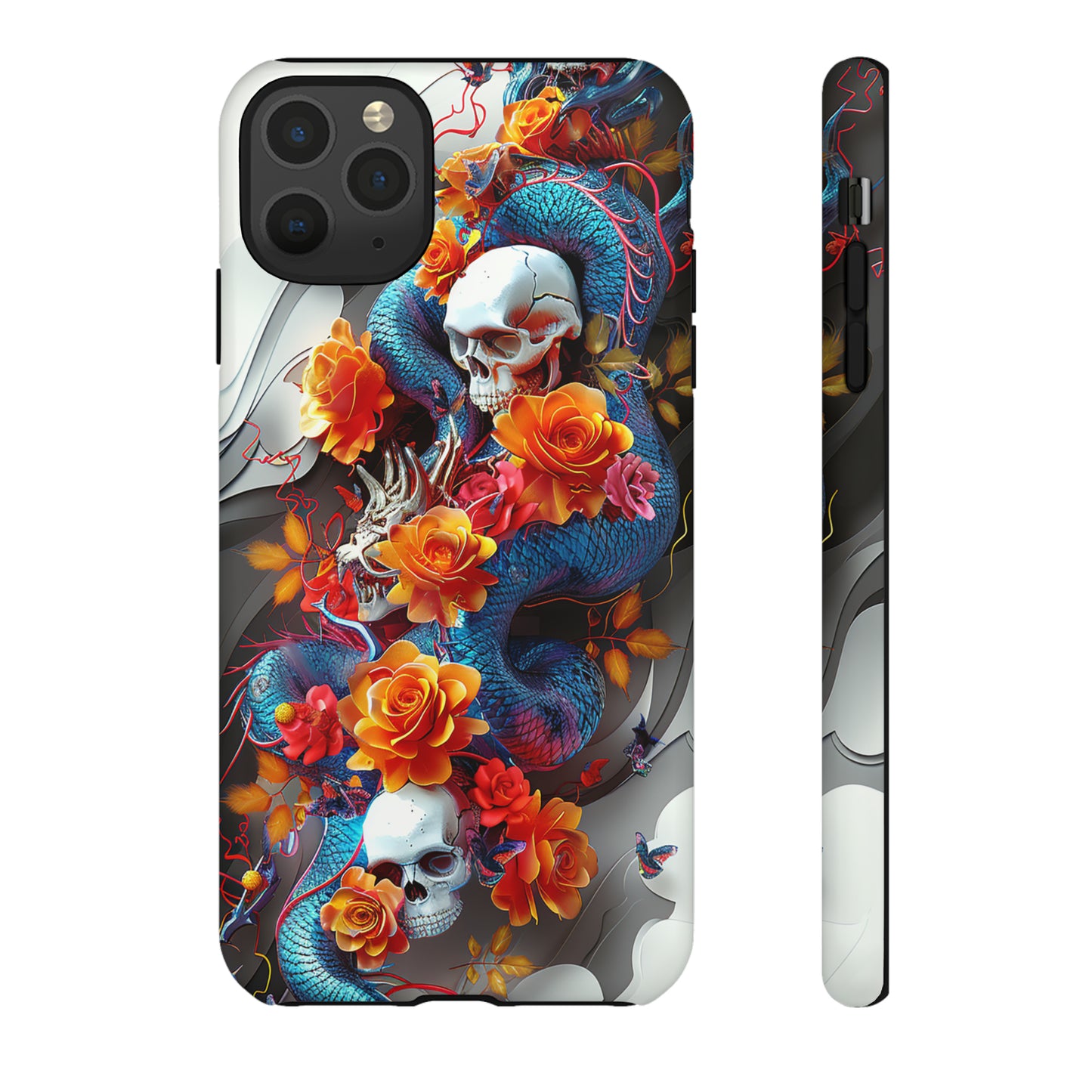 Tough Phone Case Skull 02