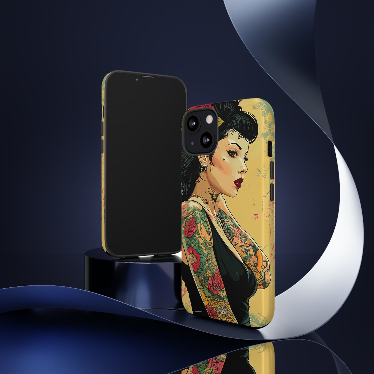 Tough Phone Case Lady 06