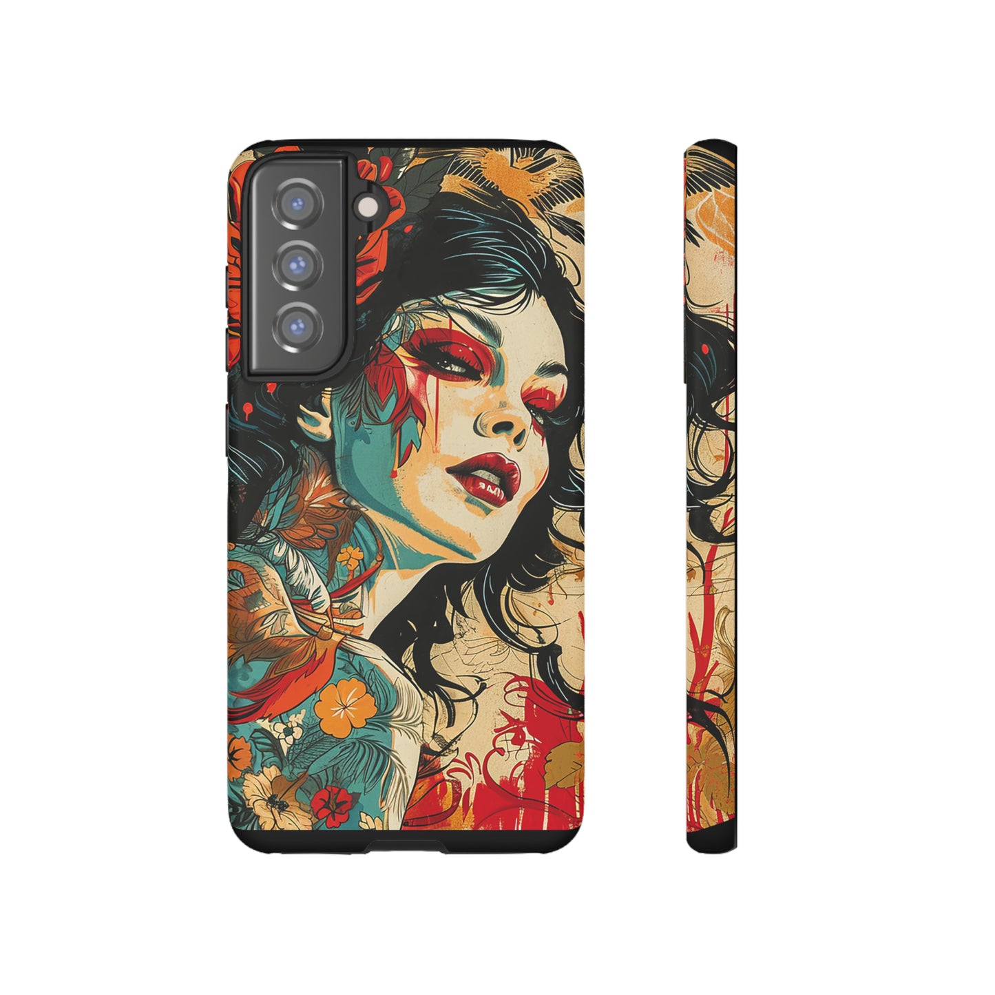 Tough Phone Case Lady 01