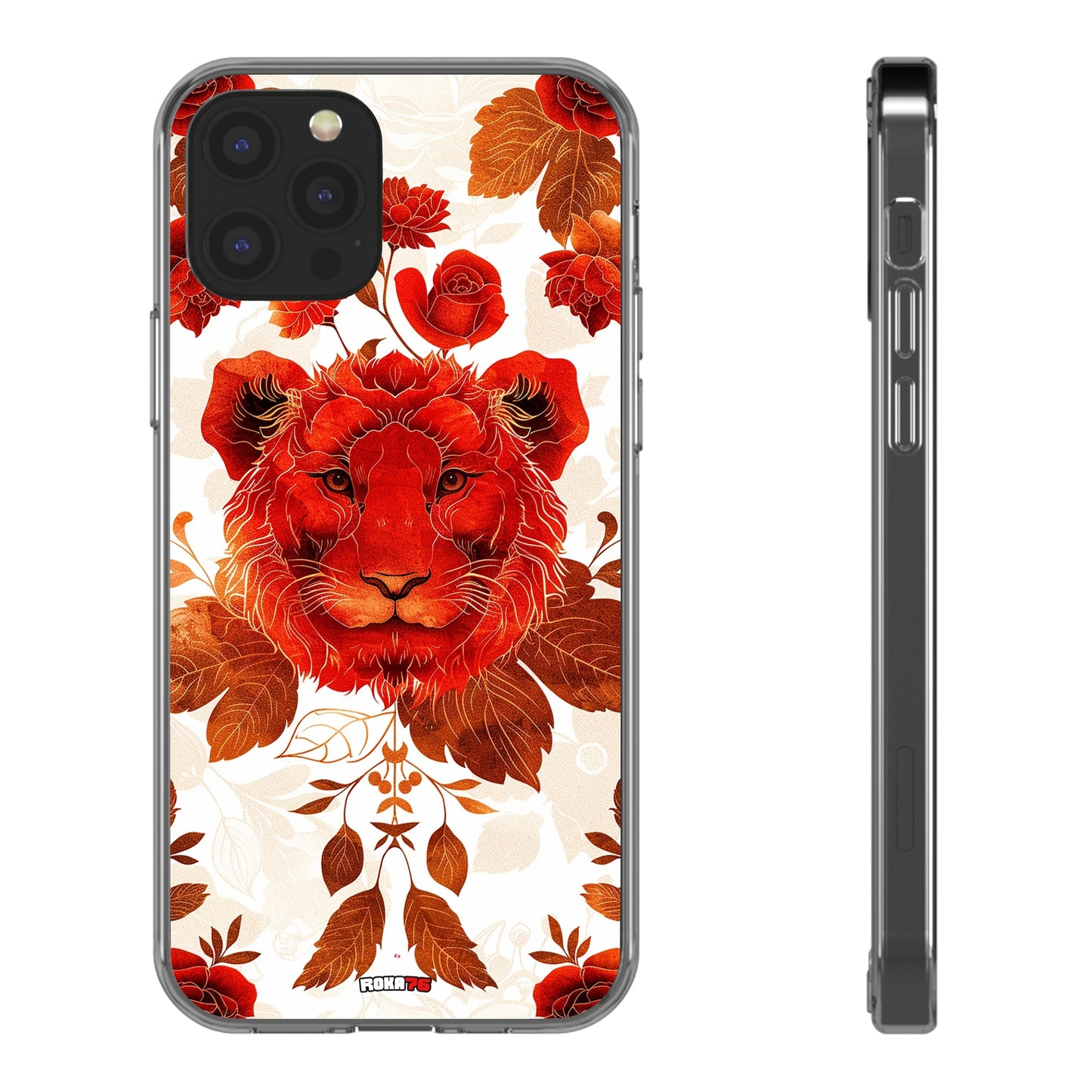 Clear Phone Cases Red Lion