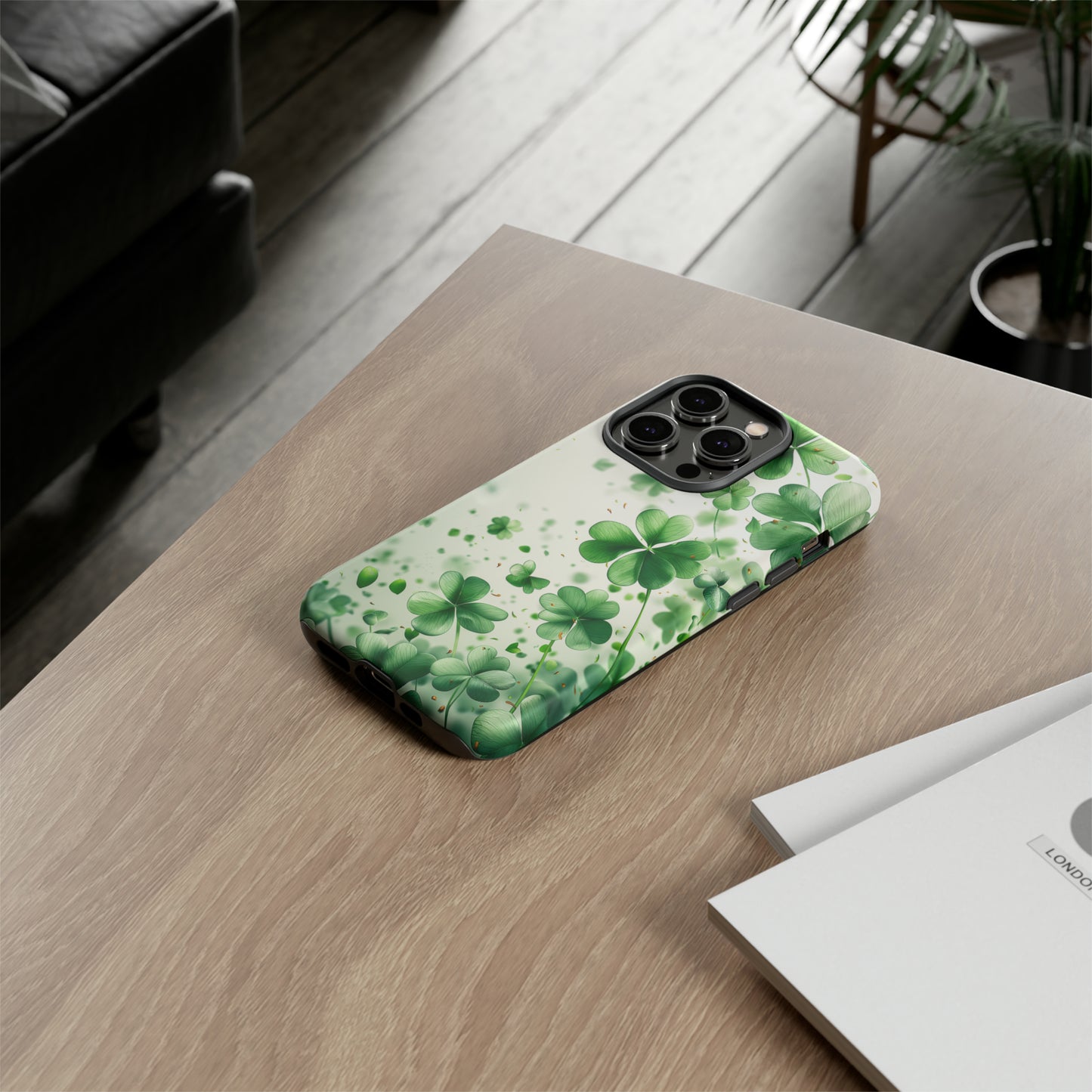 Tough Phone Case Four Leaf Clover