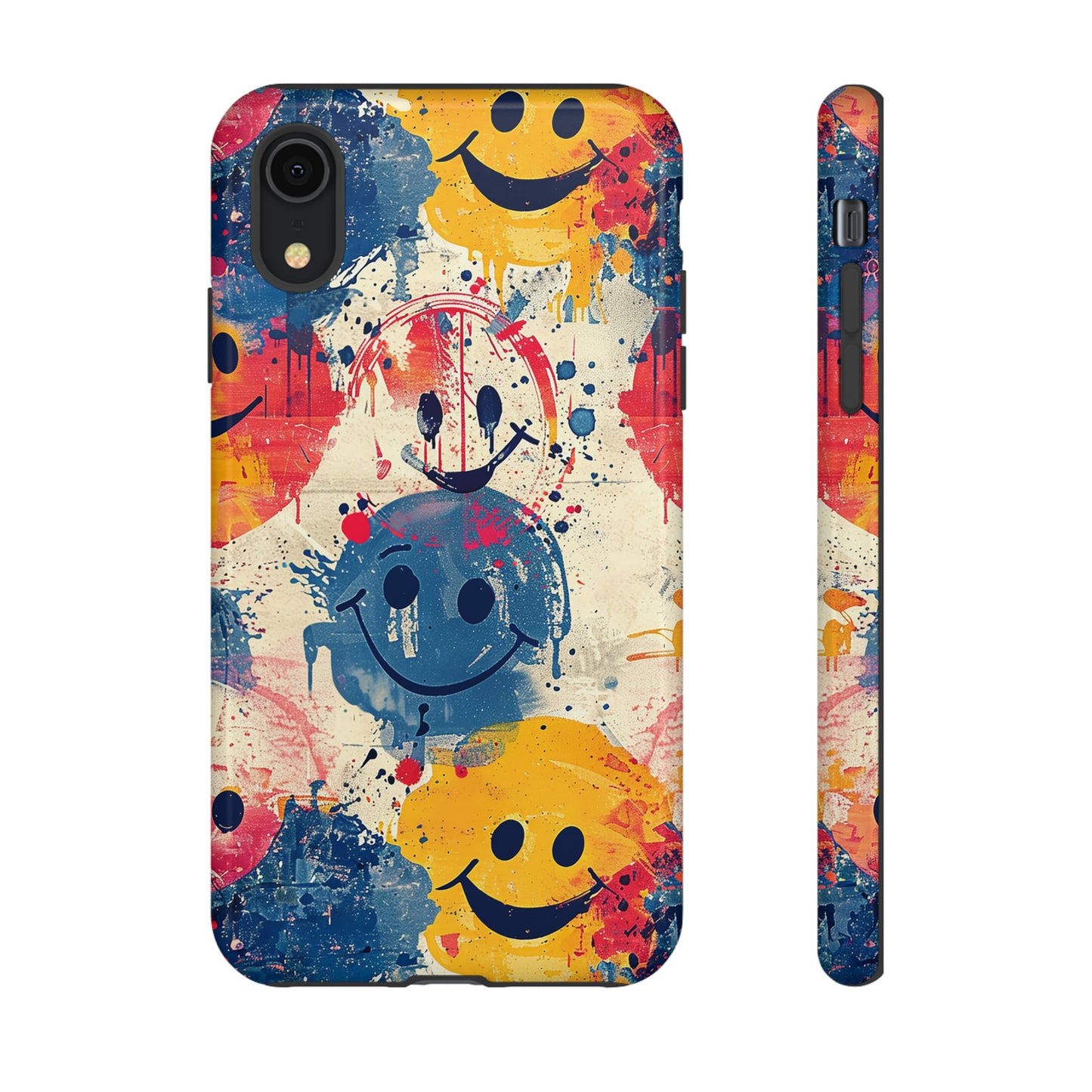 Tough Phone Case Happy Face