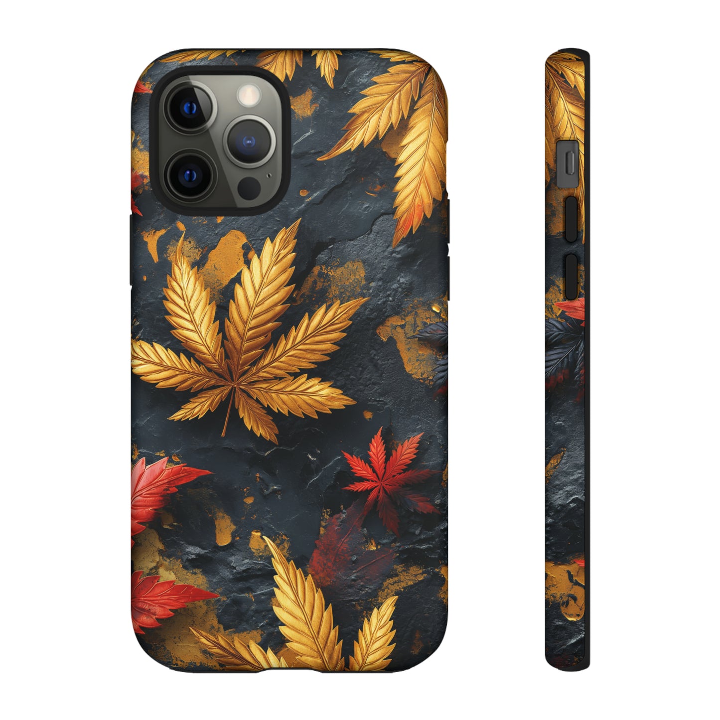 Tough Phone Case Cannabis Gold