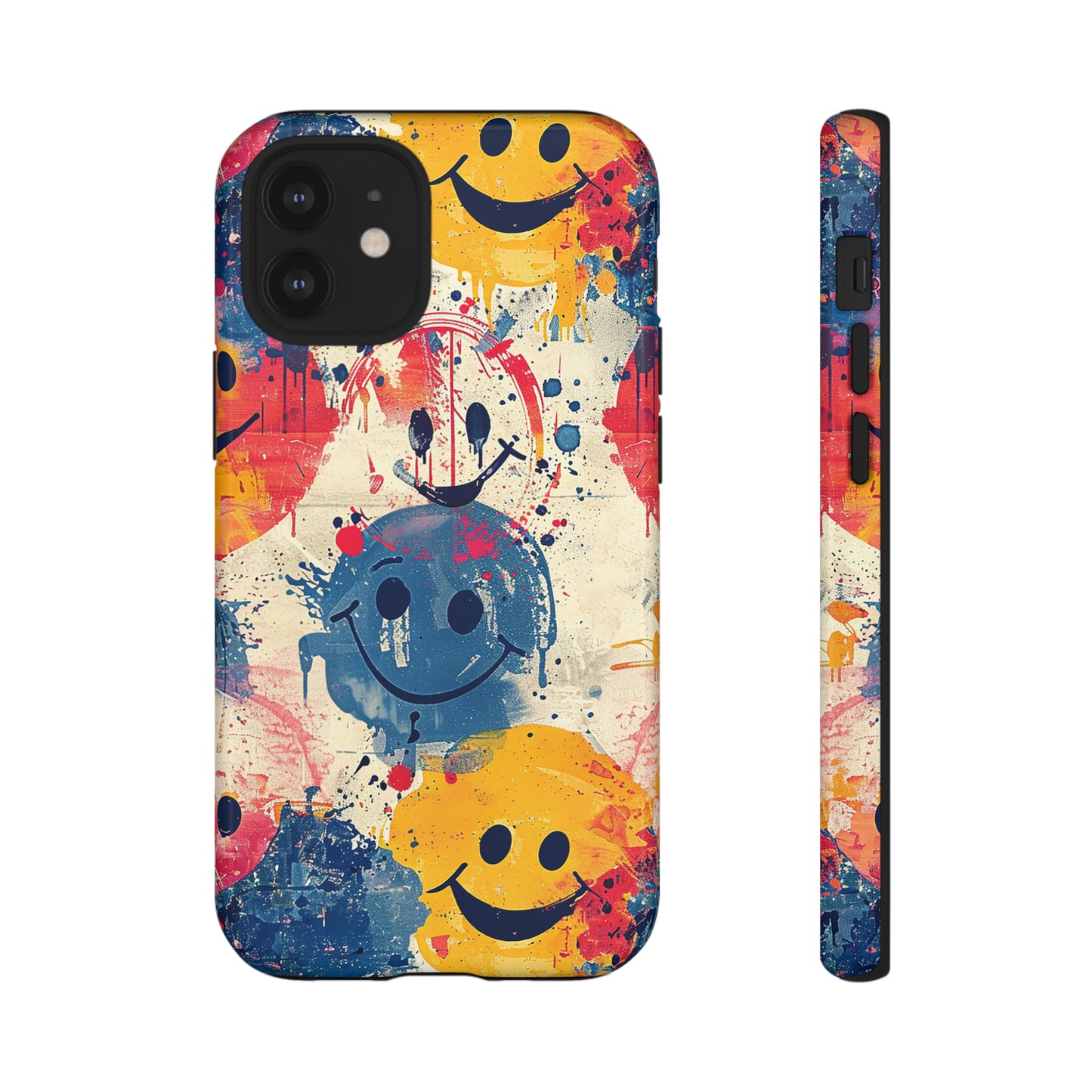 Tough Phone Case Happy Face