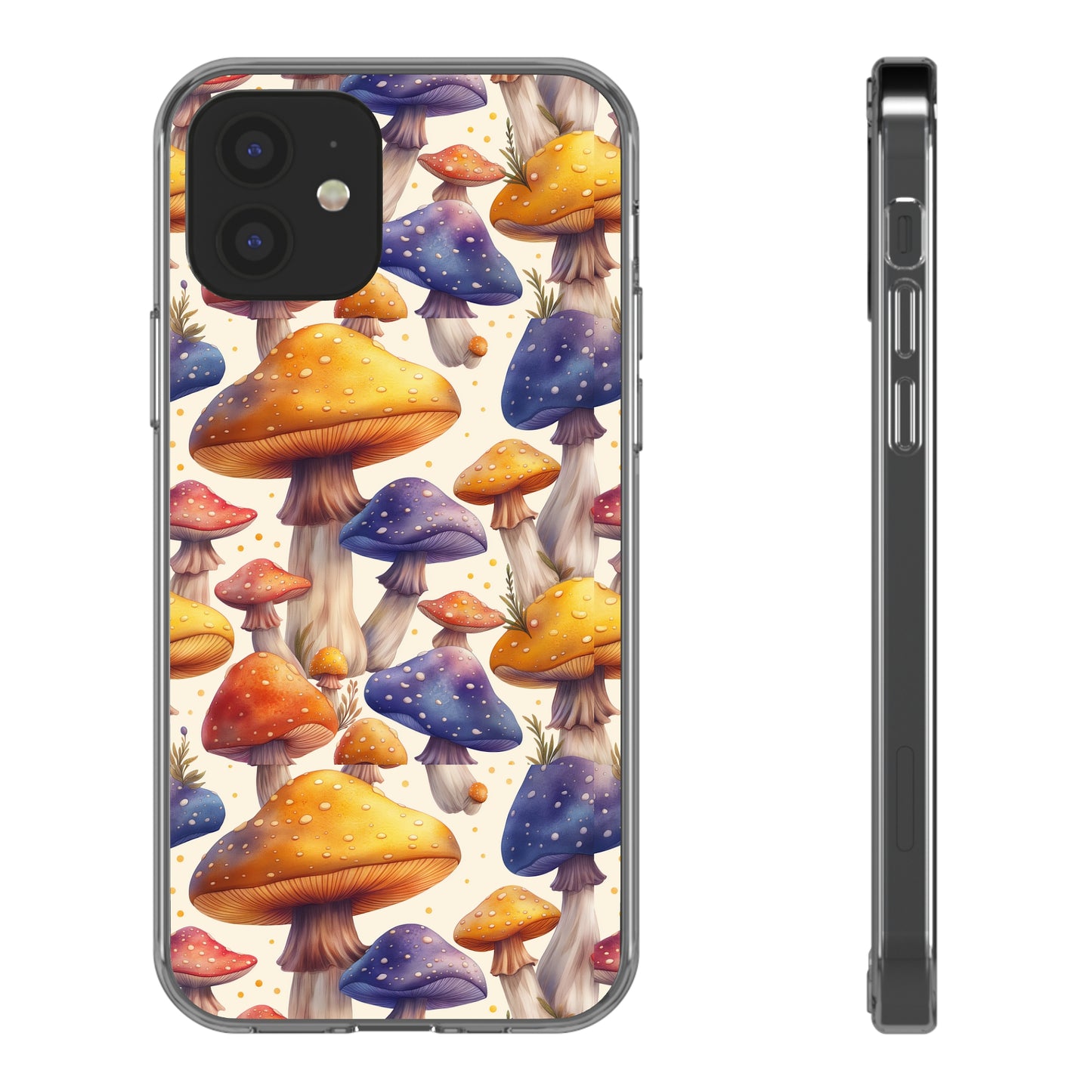 Clear Phone Cases Mushrooms