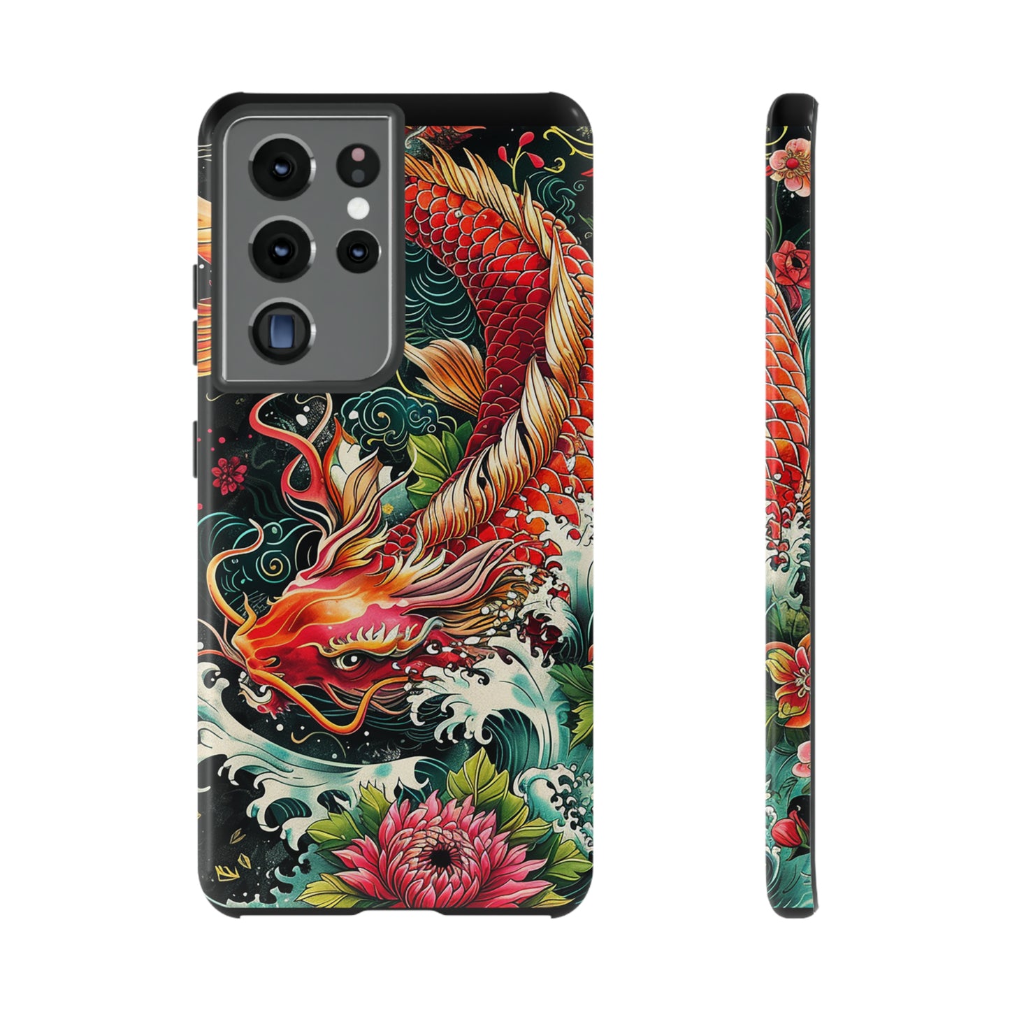 Tough Phone Case Japanese Koi Fish