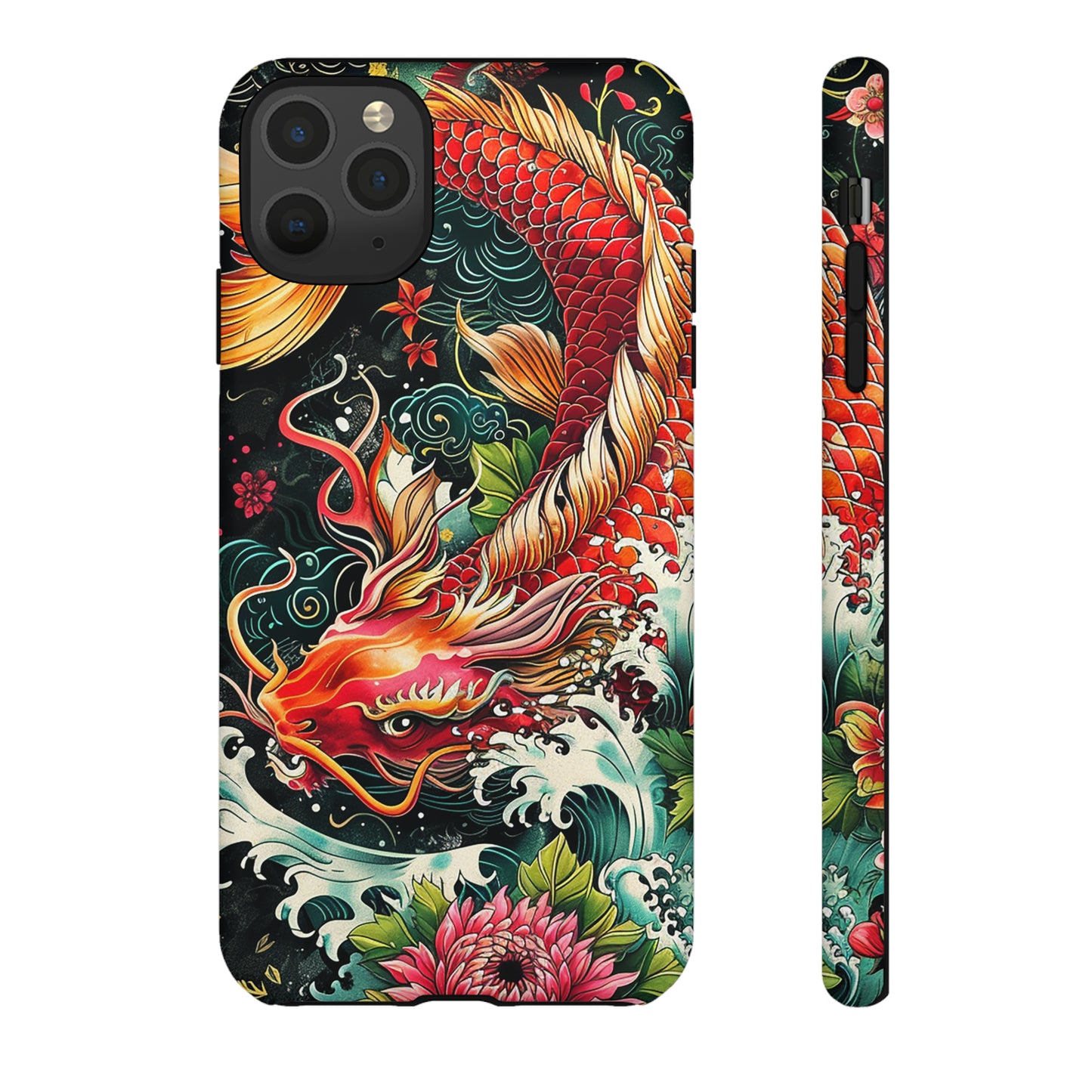 Tough Phone Case Japanese Koi Fish