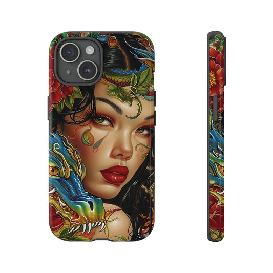 Tough Phone Case Lady 03