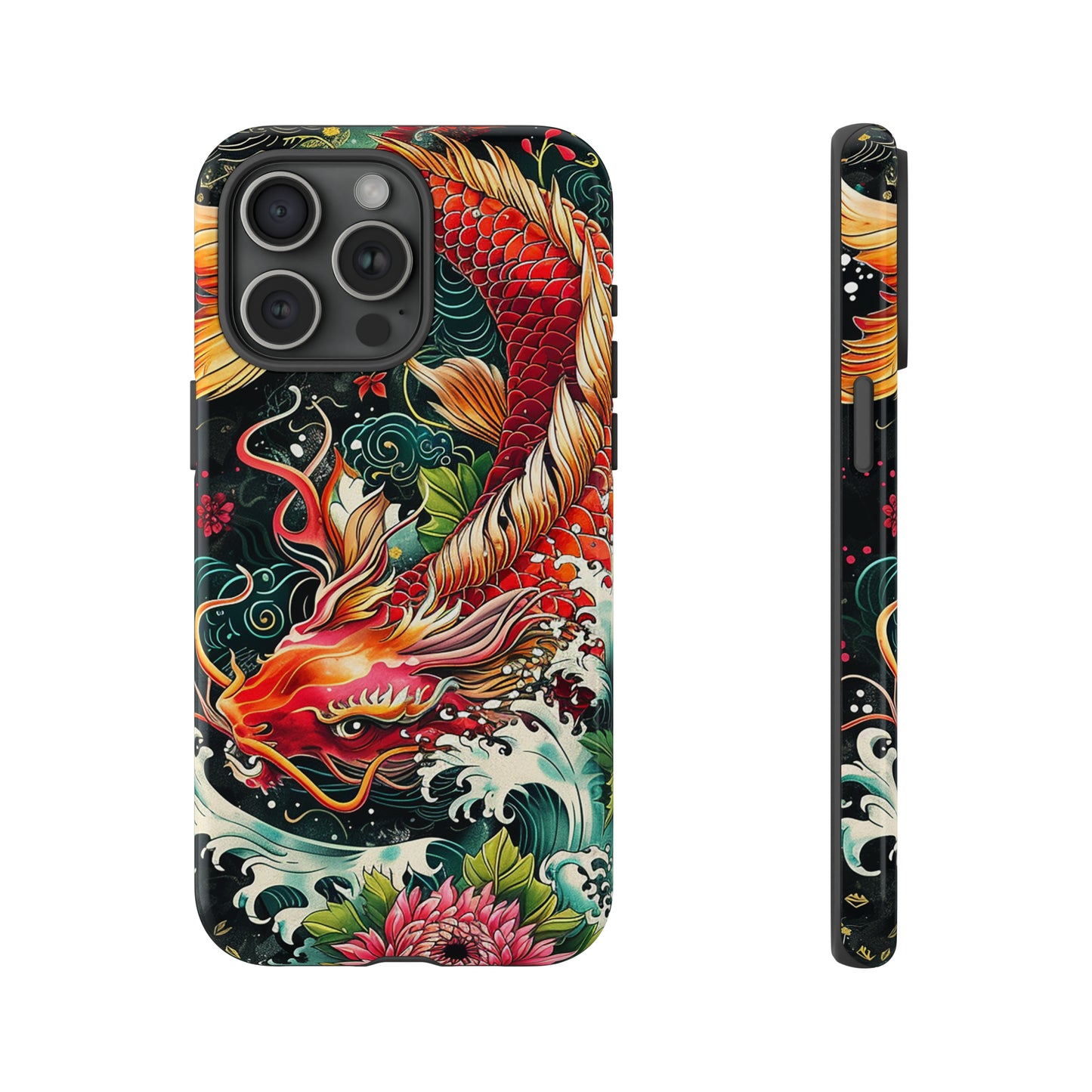 Tough Phone Case Japanese Koi Fish