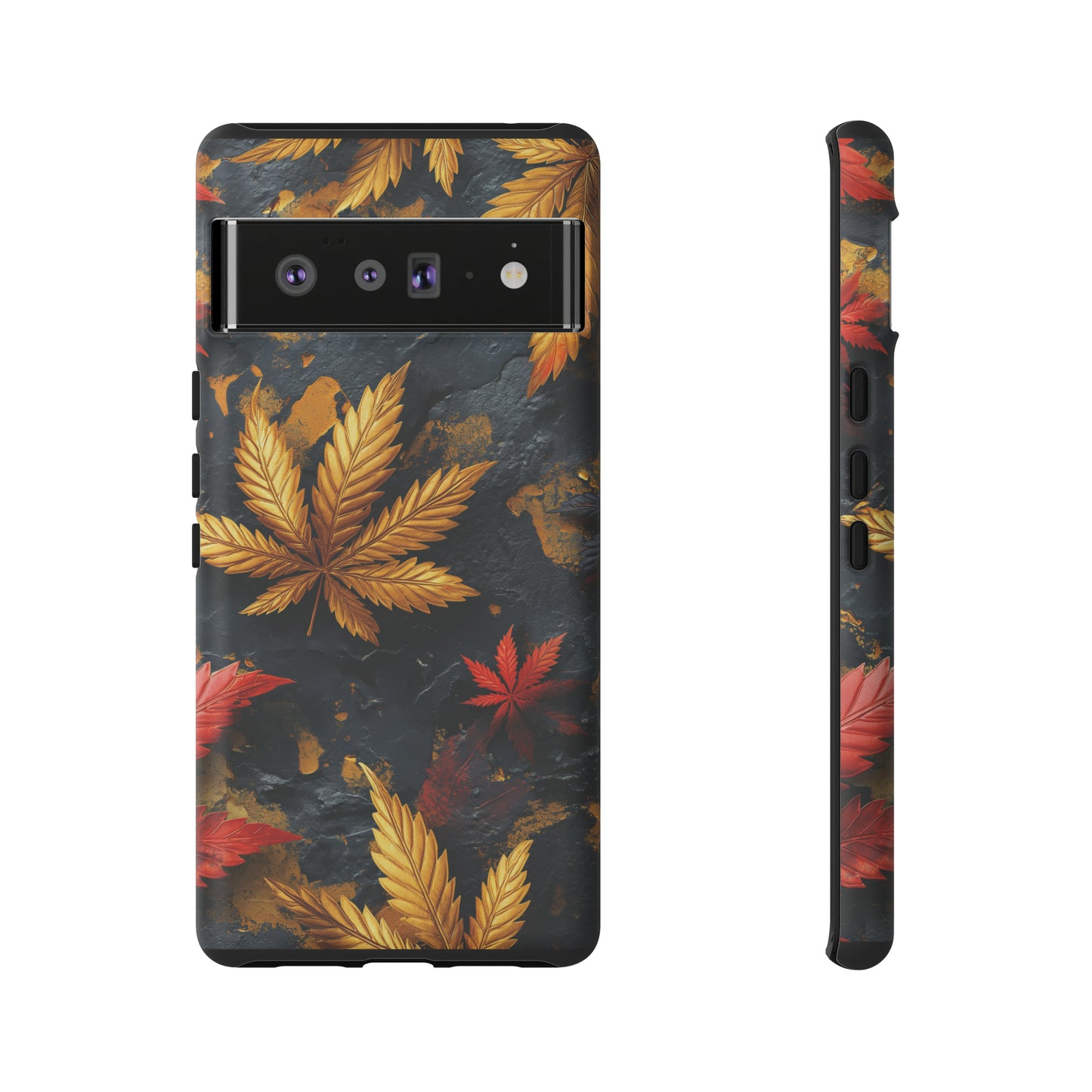 Tough Phone Case Cannabis Gold