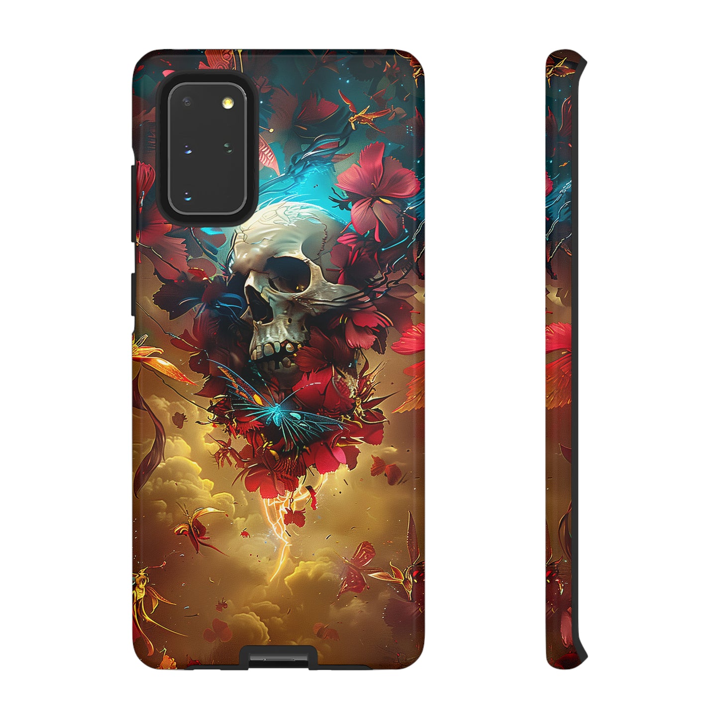 Tough Phone Cases Eternal Bloom Skull