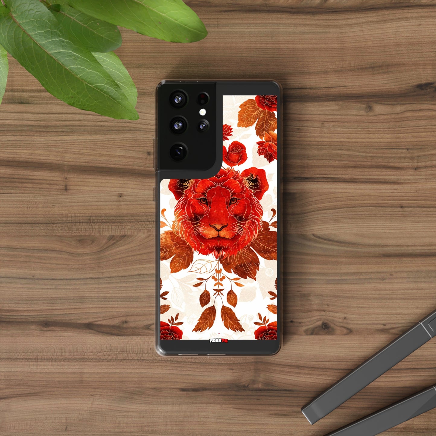 Clear Phone Cases Red Lion