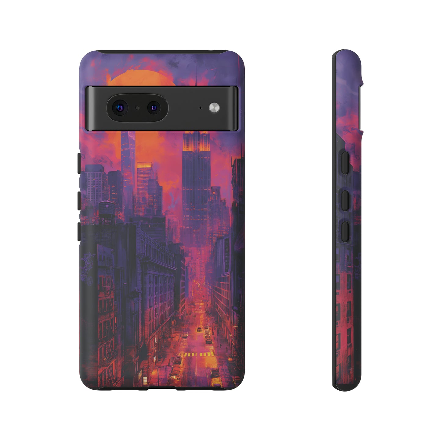 Tough Phone Case New York City Purple Haze