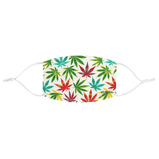 Fabric Face Mask Graphic Cannabis