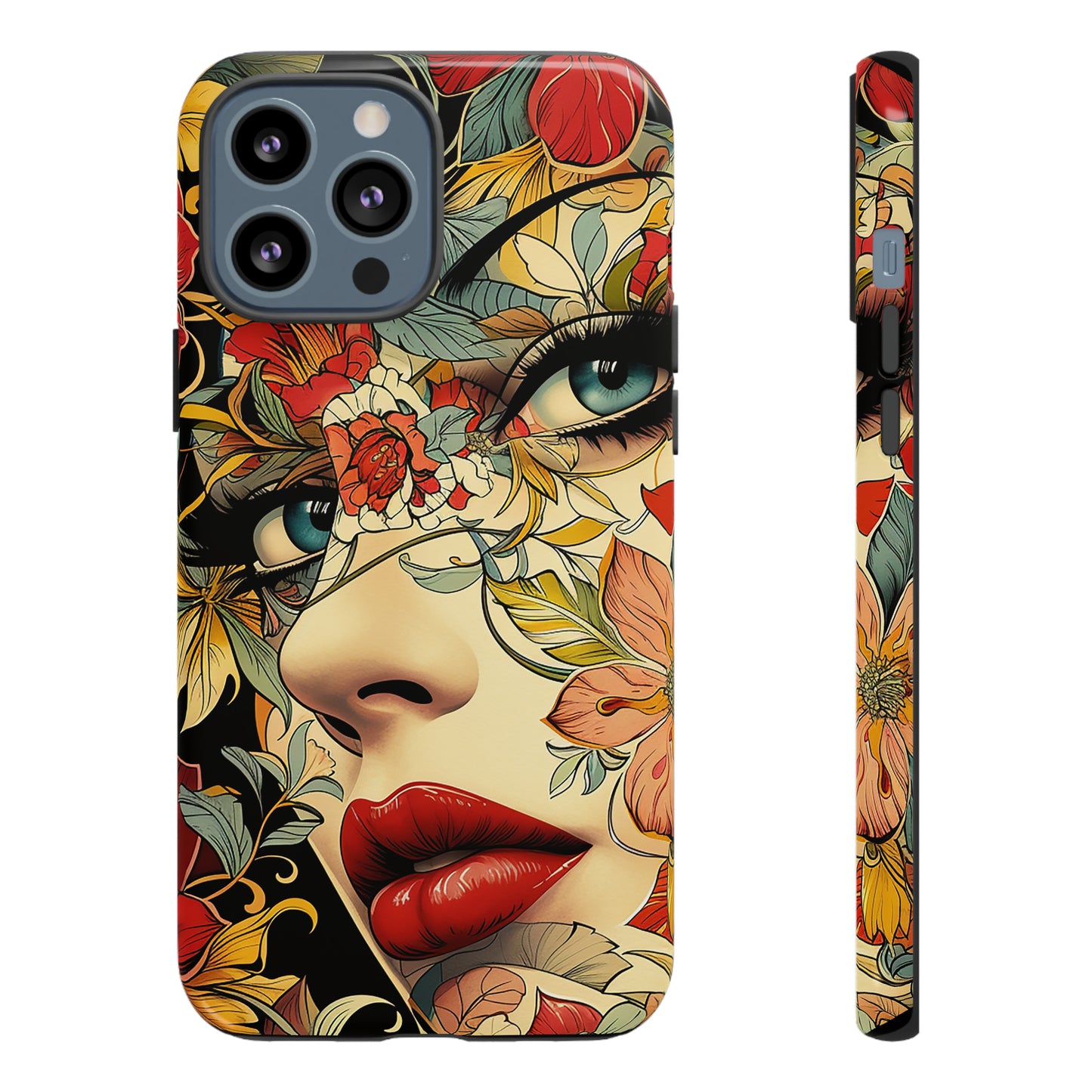 Tough Phone Case Lady Red