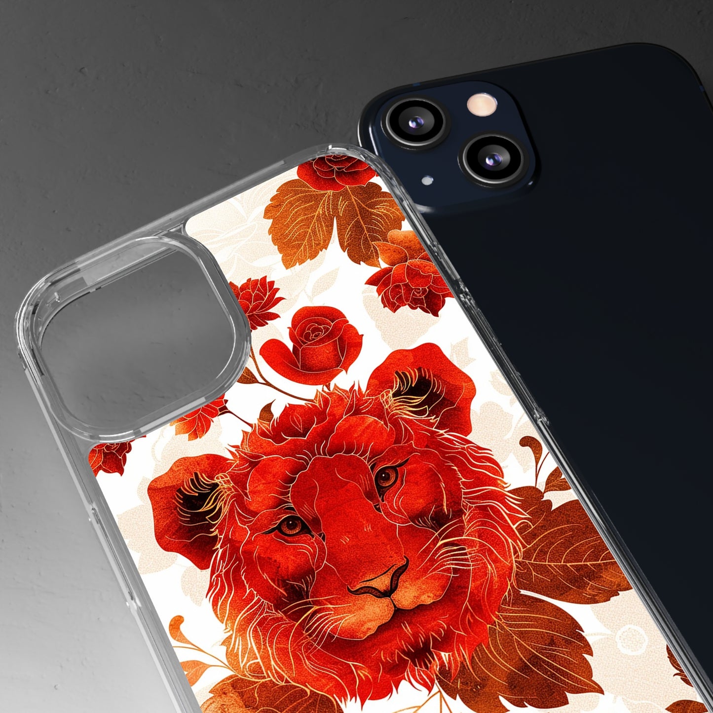 Clear Phone Cases Red Lion