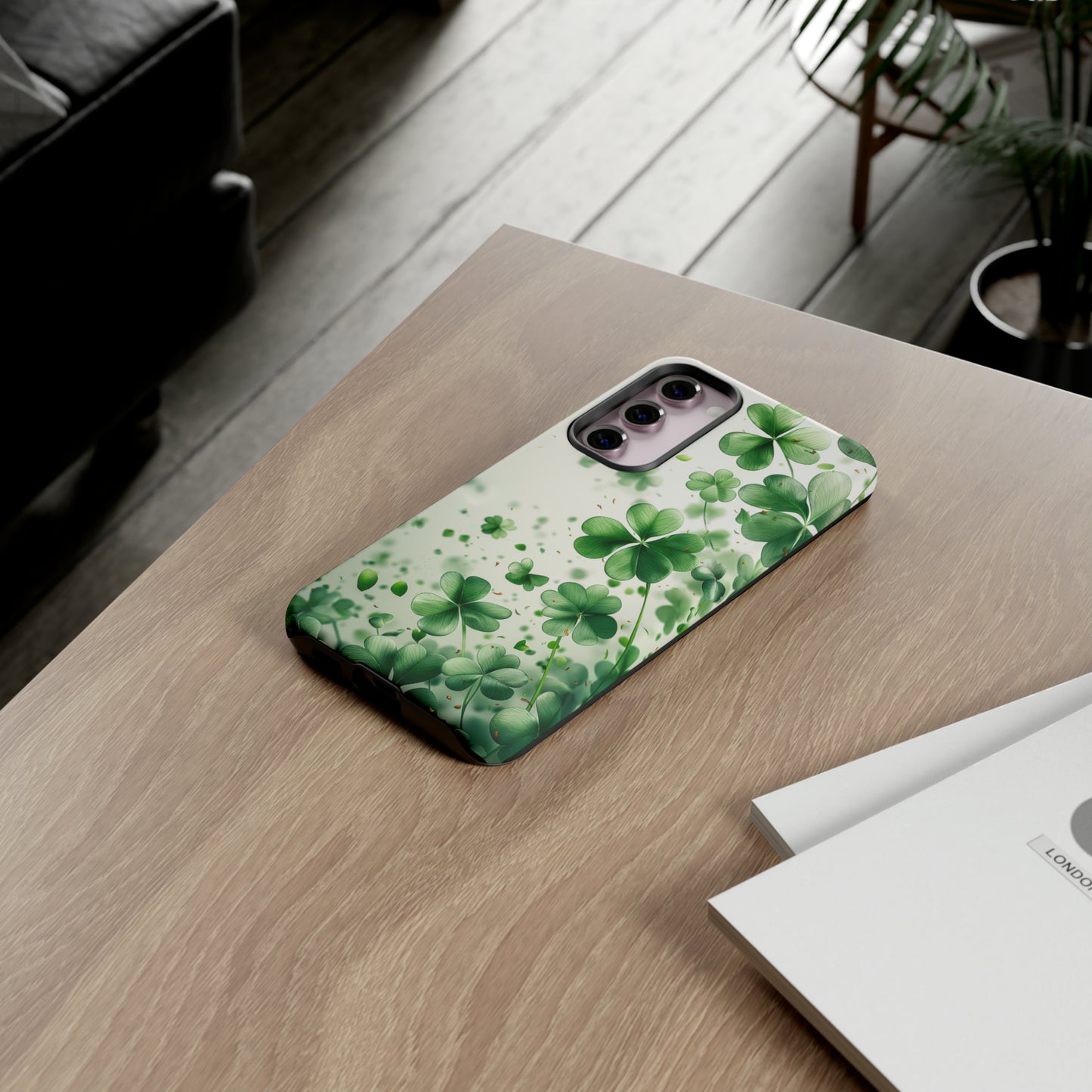 Tough Phone Case Four Leaf Clover