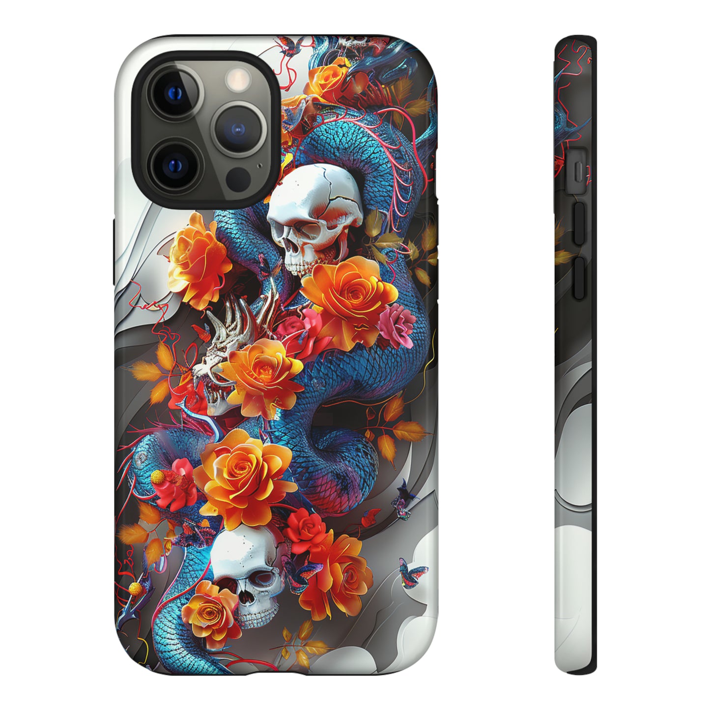 Tough Phone Case Skull 02