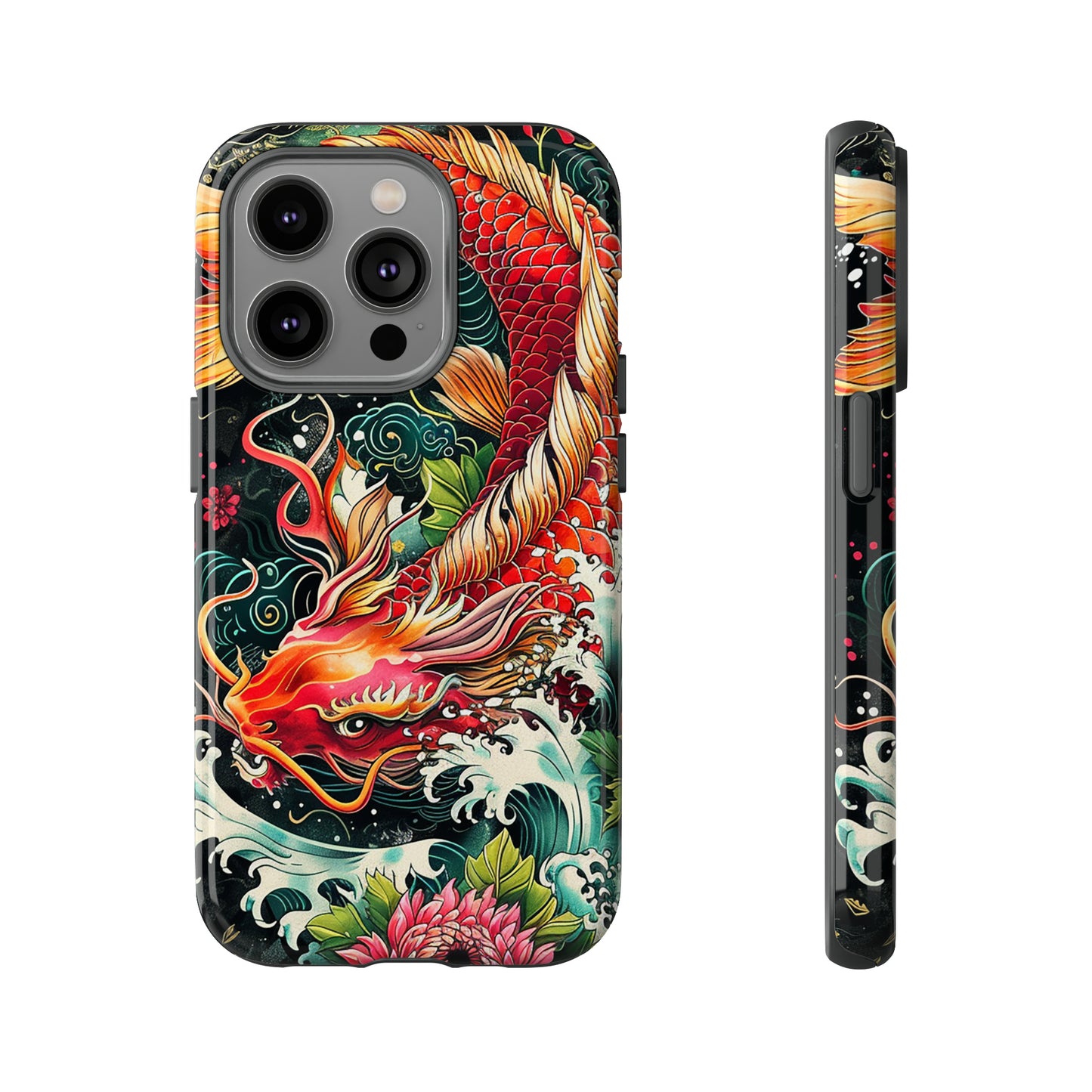 Tough Phone Case Japanese Koi Fish