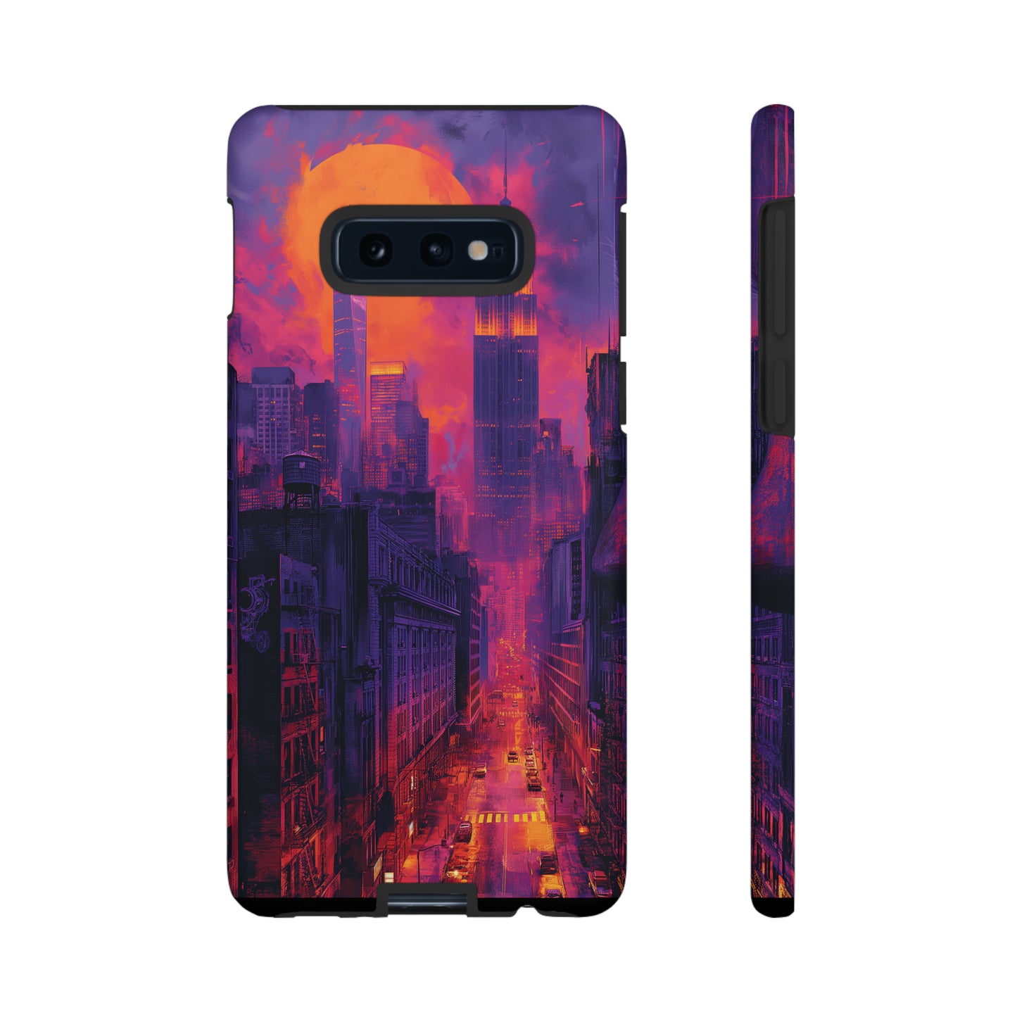 Tough Phone Case New York City Purple Haze